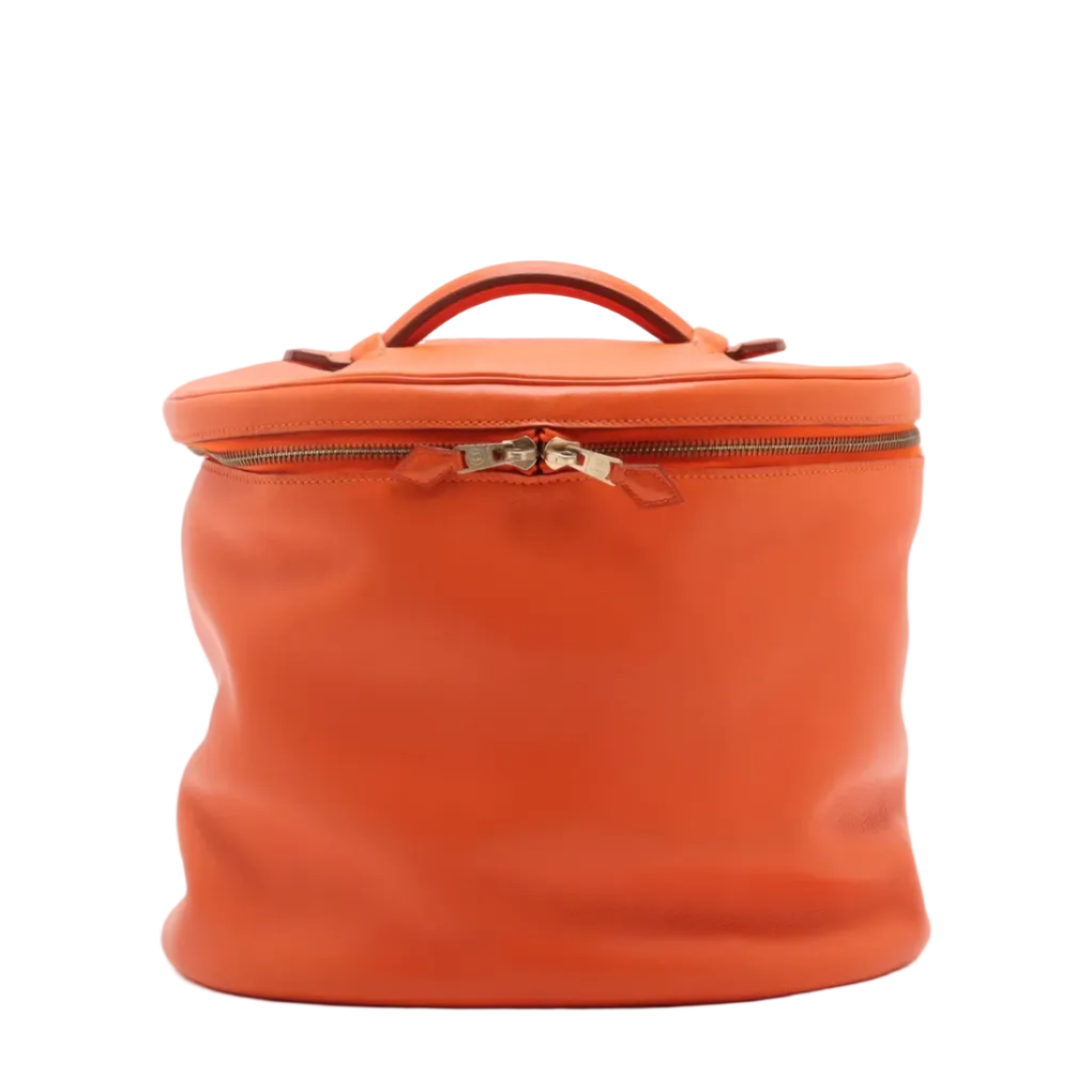 Pre-Owned Hermès InterCity Vanity Case Orange with Inserts Dust Bag and Box - Authenticated