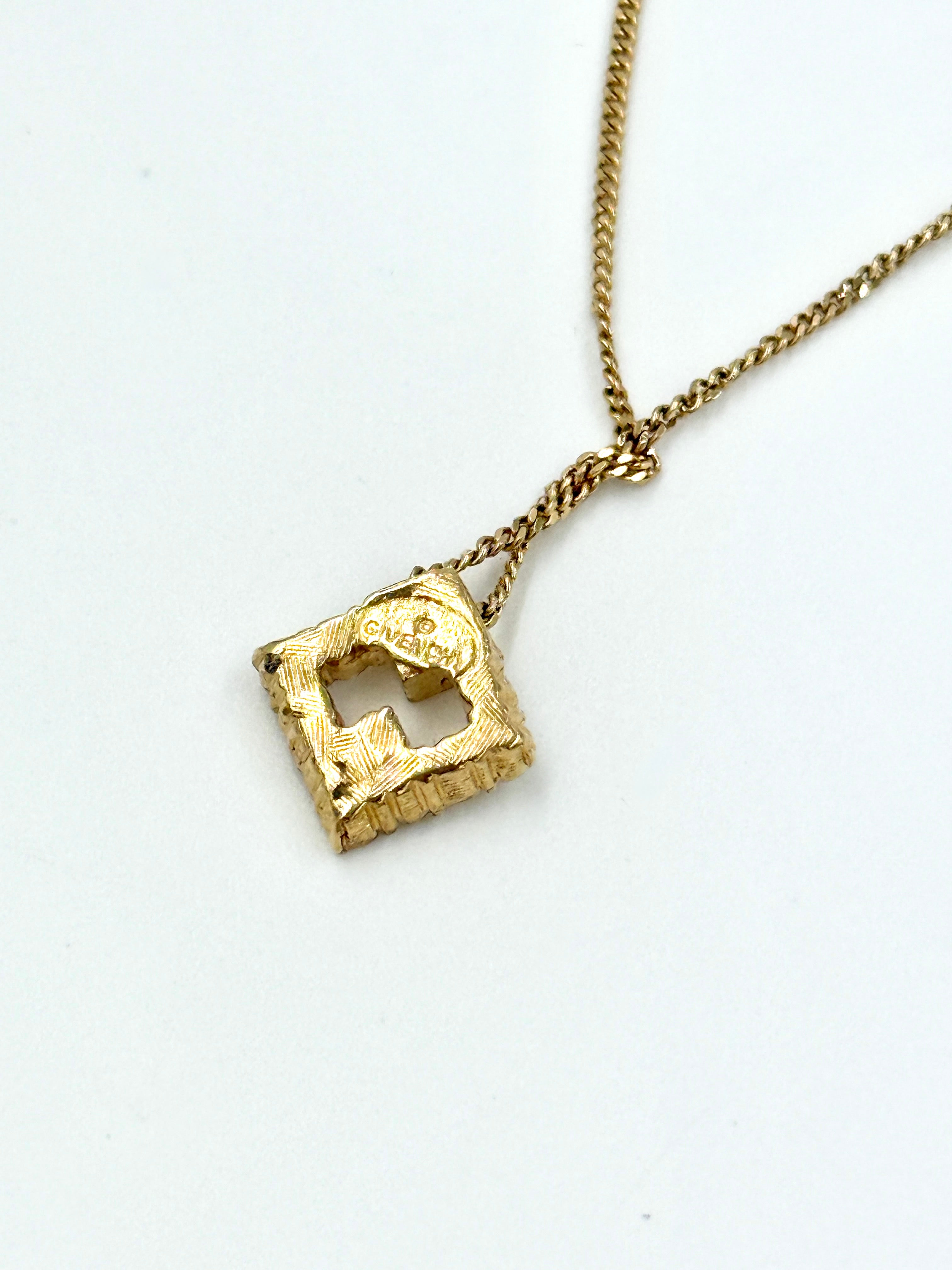 Pre-Owned Givenchy Vintage Crystal Pendant Necklace - Authenticated