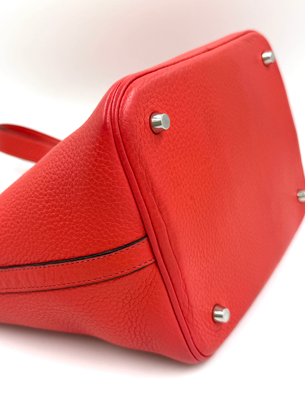 Pre-Owned Hermes Picotin 18 PM Rose Jaipur Taurillon Clemence Lock Bag - Authenticated