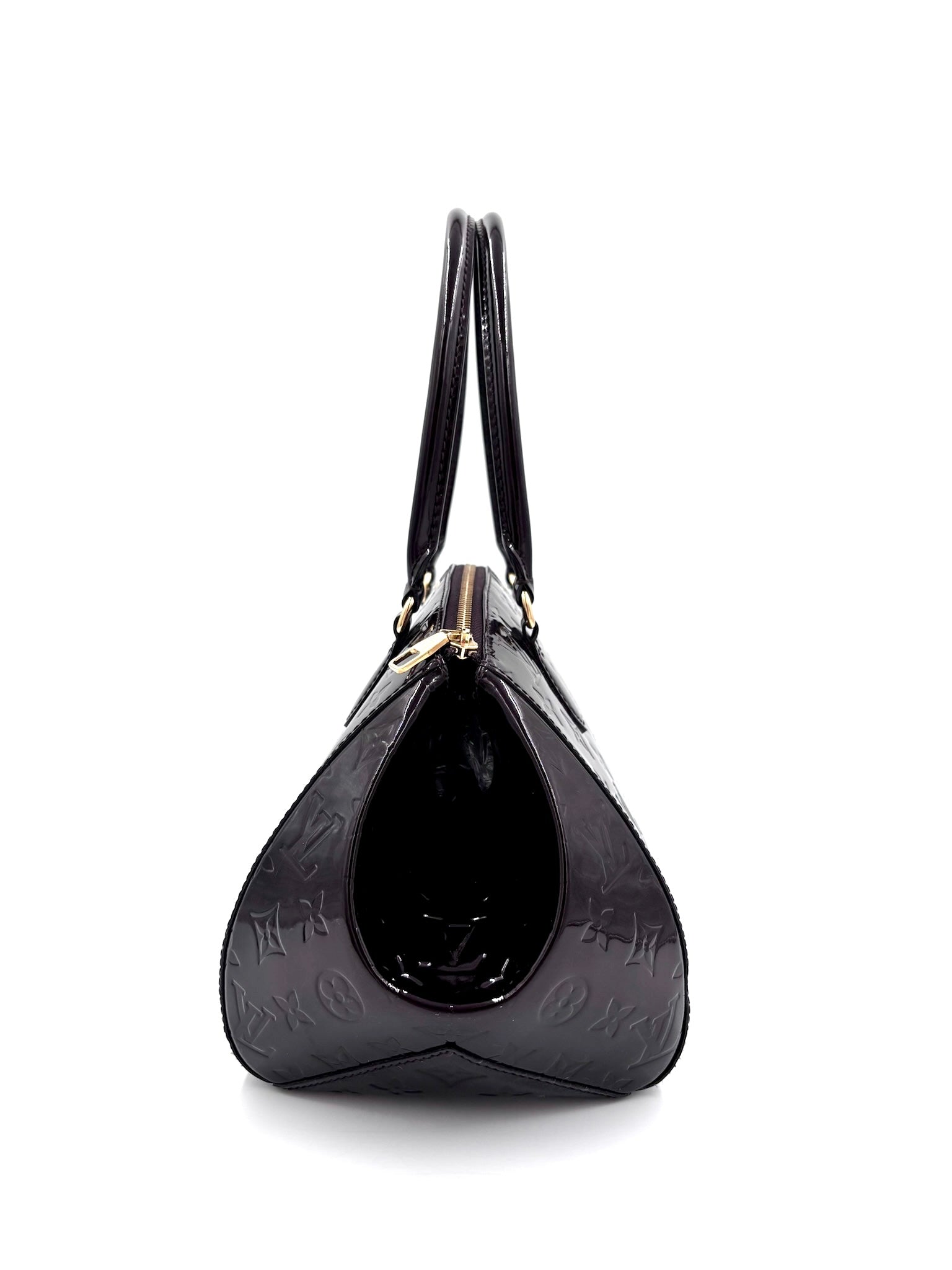 Pre-owned Louis Vuitton Sherwood PM Amarante Monogram Vernis - Authenticated