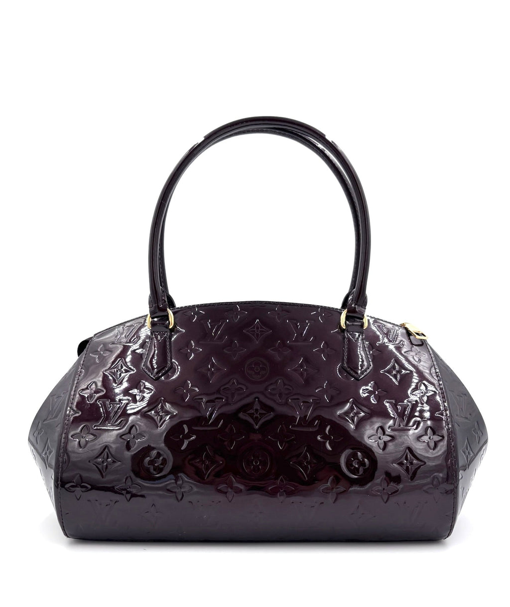 Pre-owned Louis Vuitton Sherwood PM Amarante Monogram Vernis - Authenticated