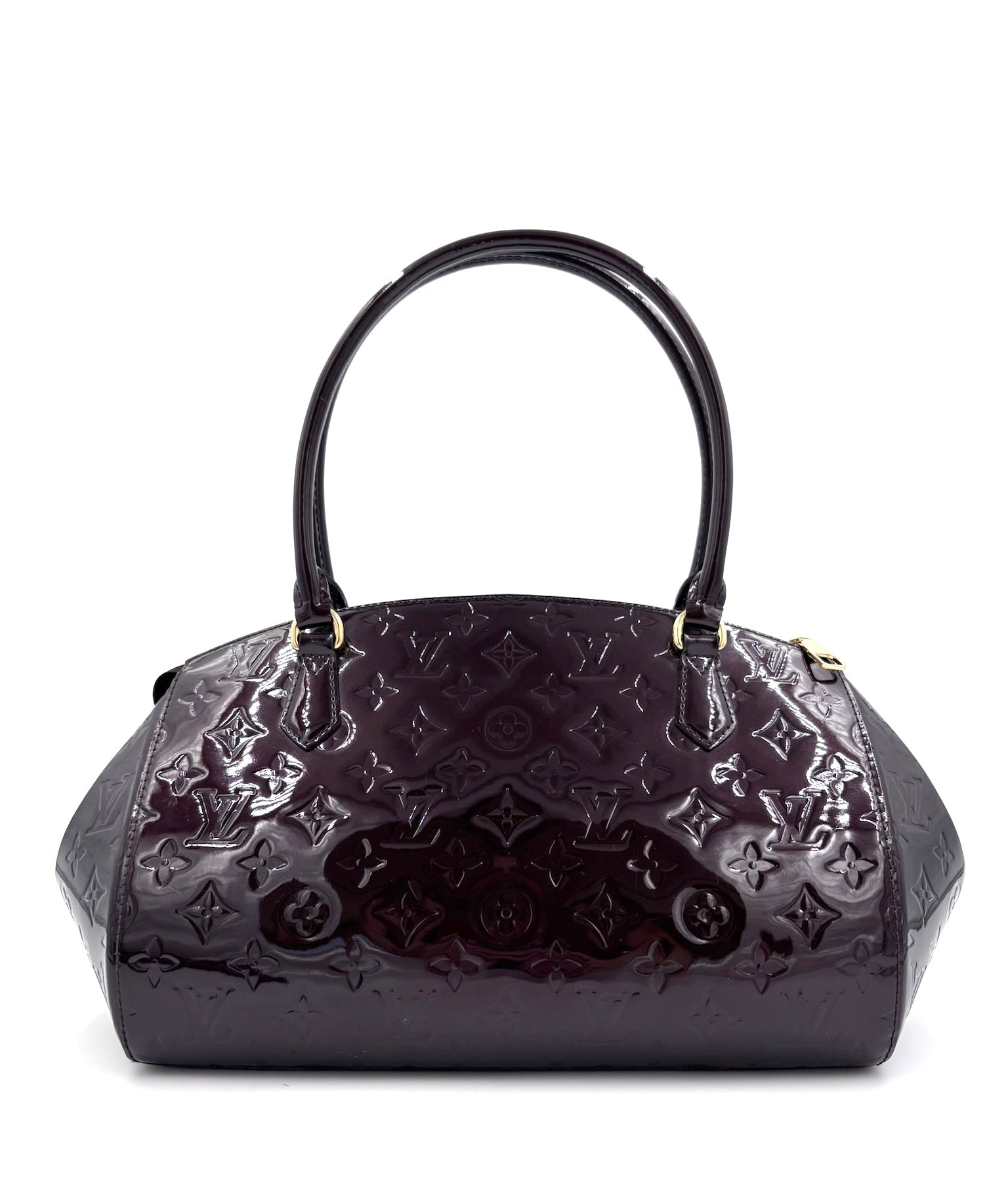 Pre-owned Louis Vuitton Sherwood PM Amarante Monogram Vernis - Authenticated