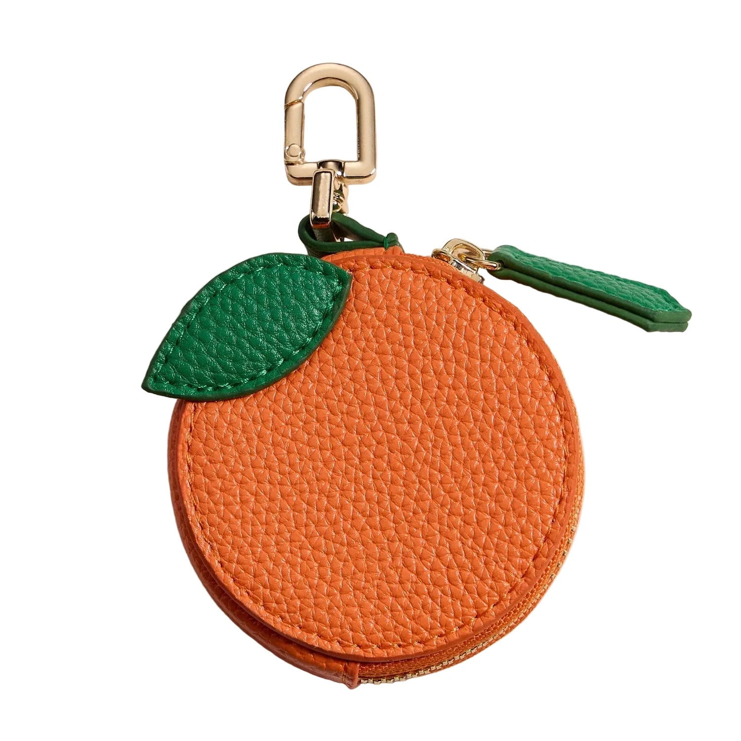 Citrus Orange Pouch Keychain Bag Charm
