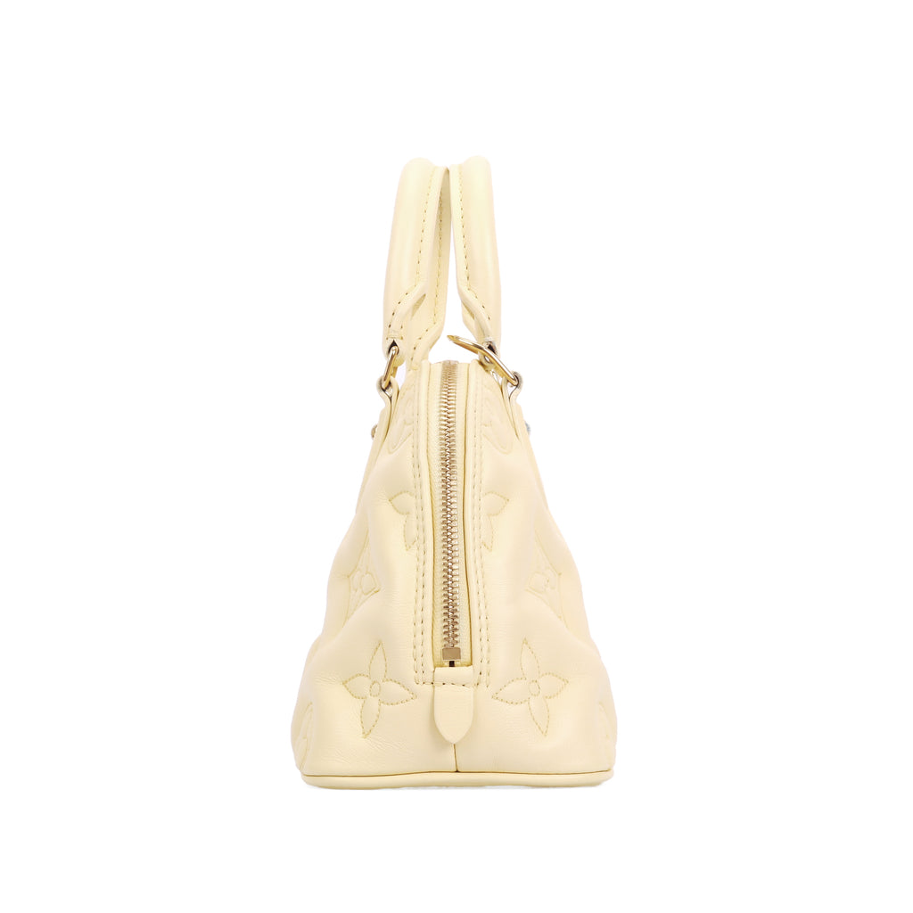 Pre-Owned Louis Vuitton Bubblegram Pale Yellow Alma BB - Authenticated