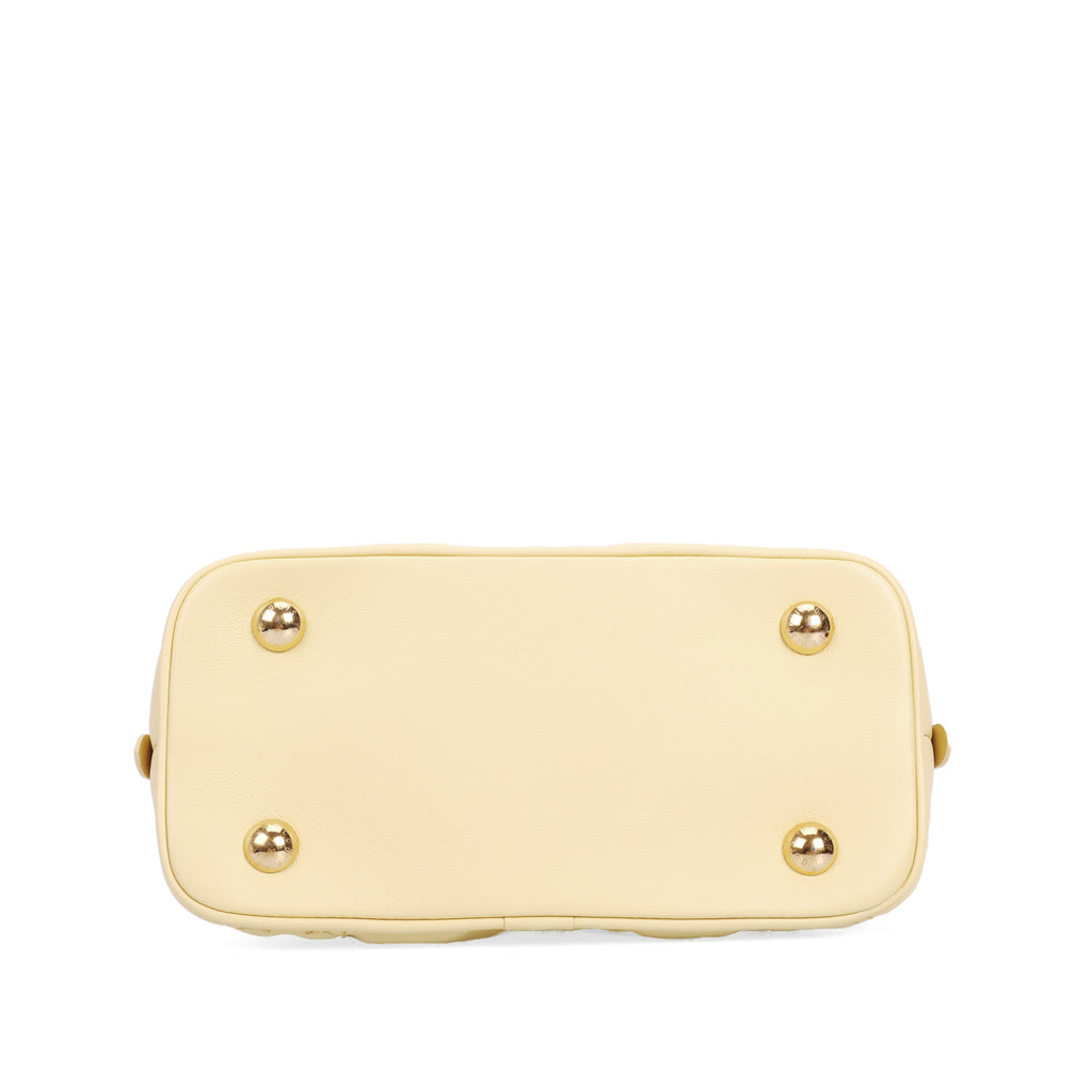 Pre-Owned Louis Vuitton Bubblegram Pale Yellow Alma BB - Authenticated