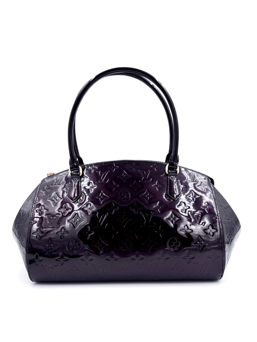 Pre-owned Louis Vuitton Sherwood PM Amarante Monogram Vernis - Authenticated