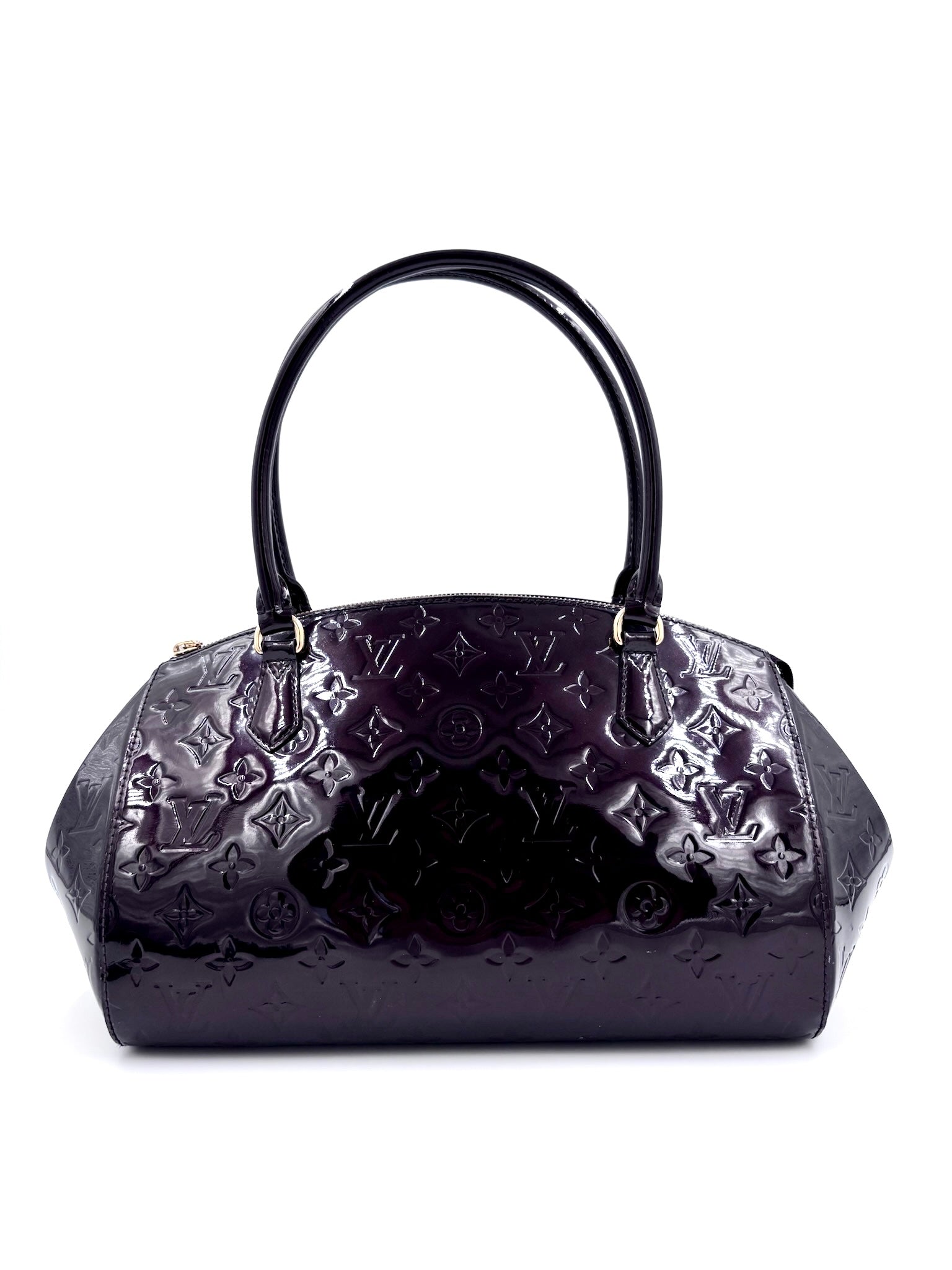 Pre-owned Louis Vuitton Sherwood PM Amarante Monogram Vernis - Authenticated