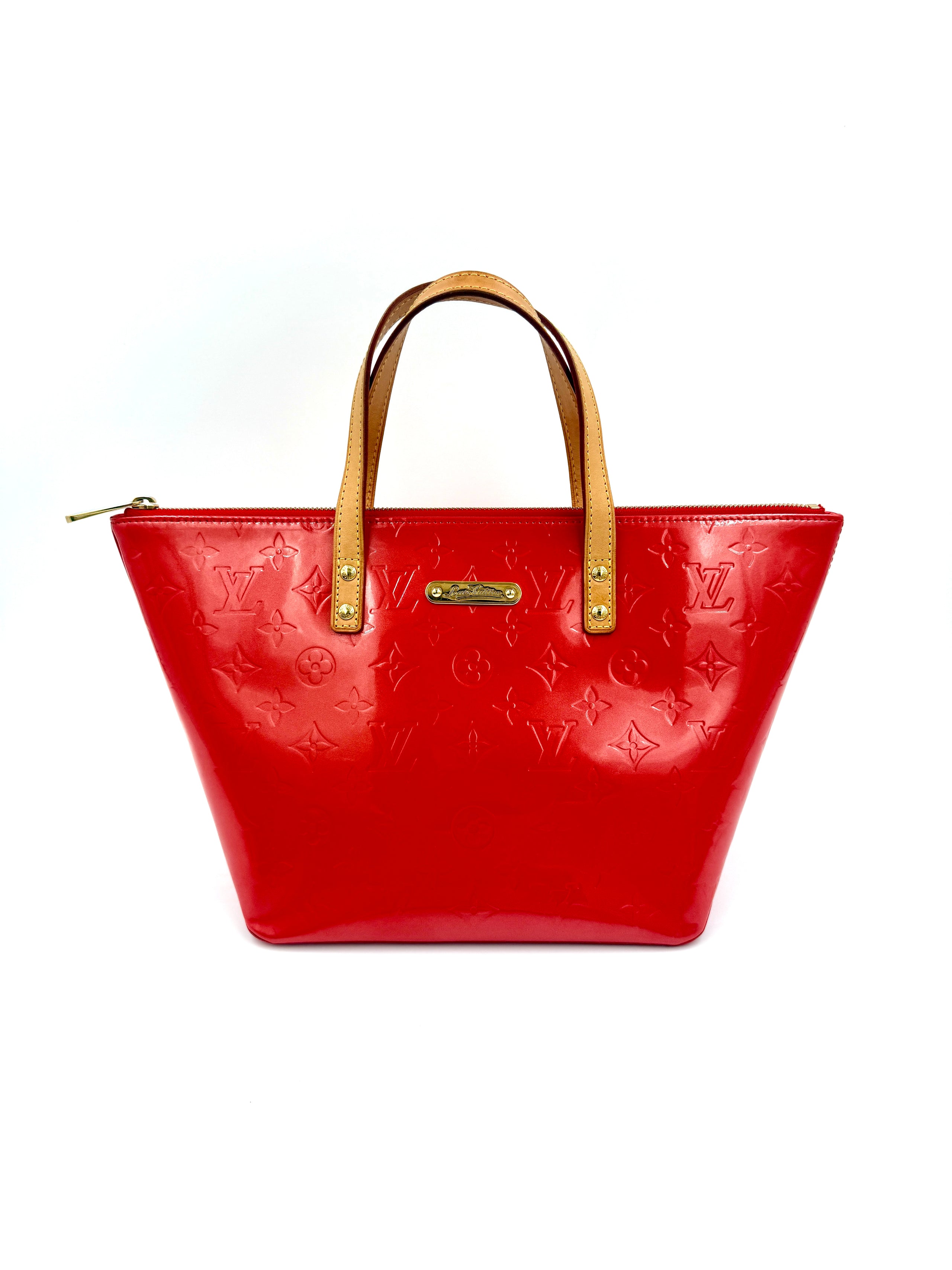 Pre-Owned Louis Vuitton Monogram Vernis Bellevue PM Tote - Authenticated