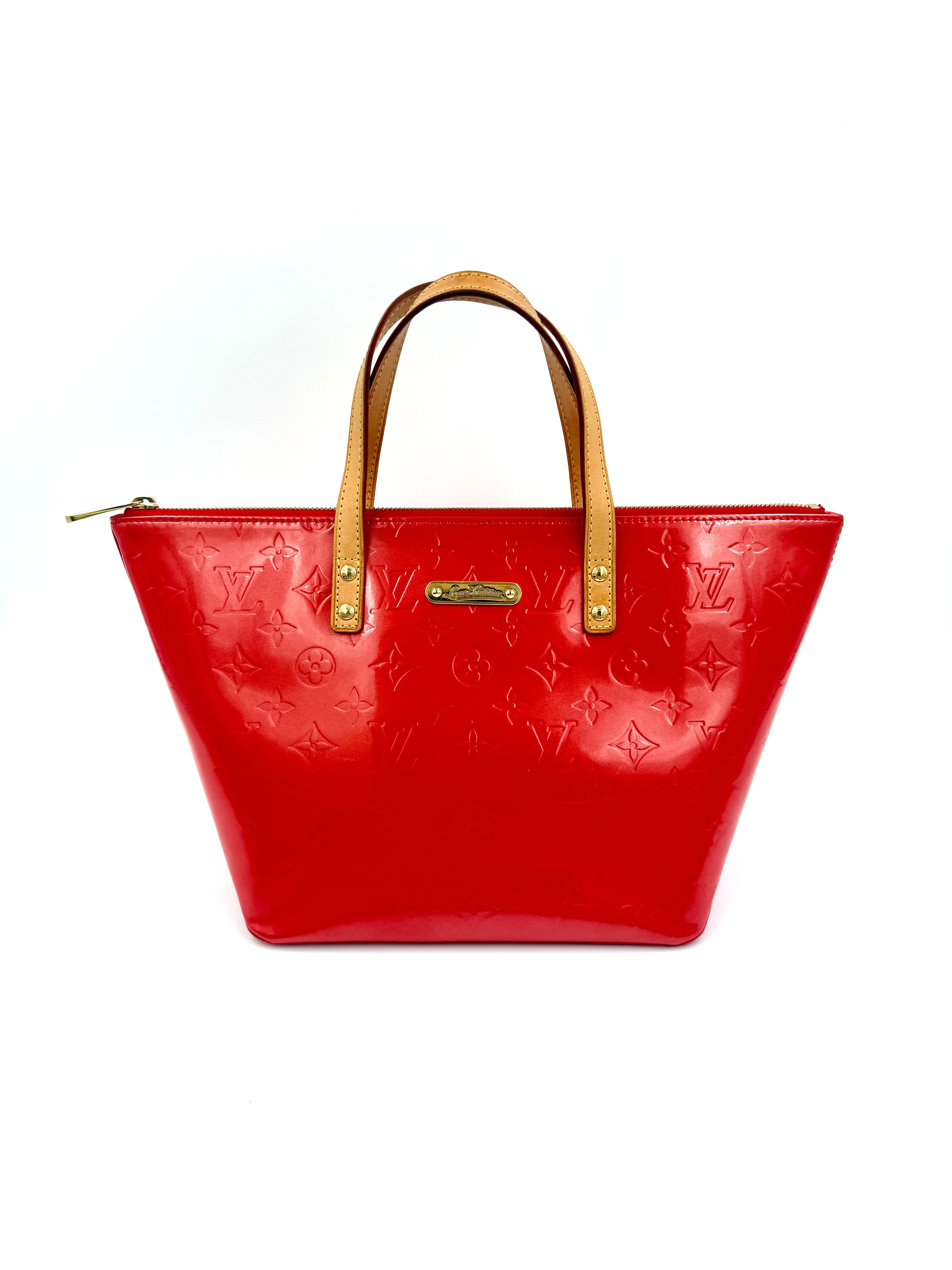 Pre-Owned Louis Vuitton Monogram Vernis Bellevue PM Tote - Authenticated