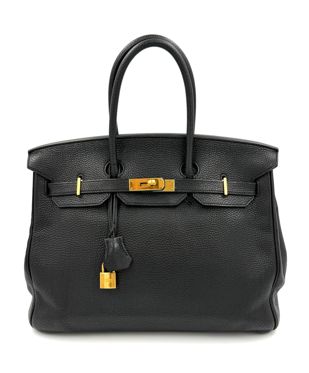 Pre-owned Hermès Birkin 35 Black Togo Leather Gold Hardware - Authenticated