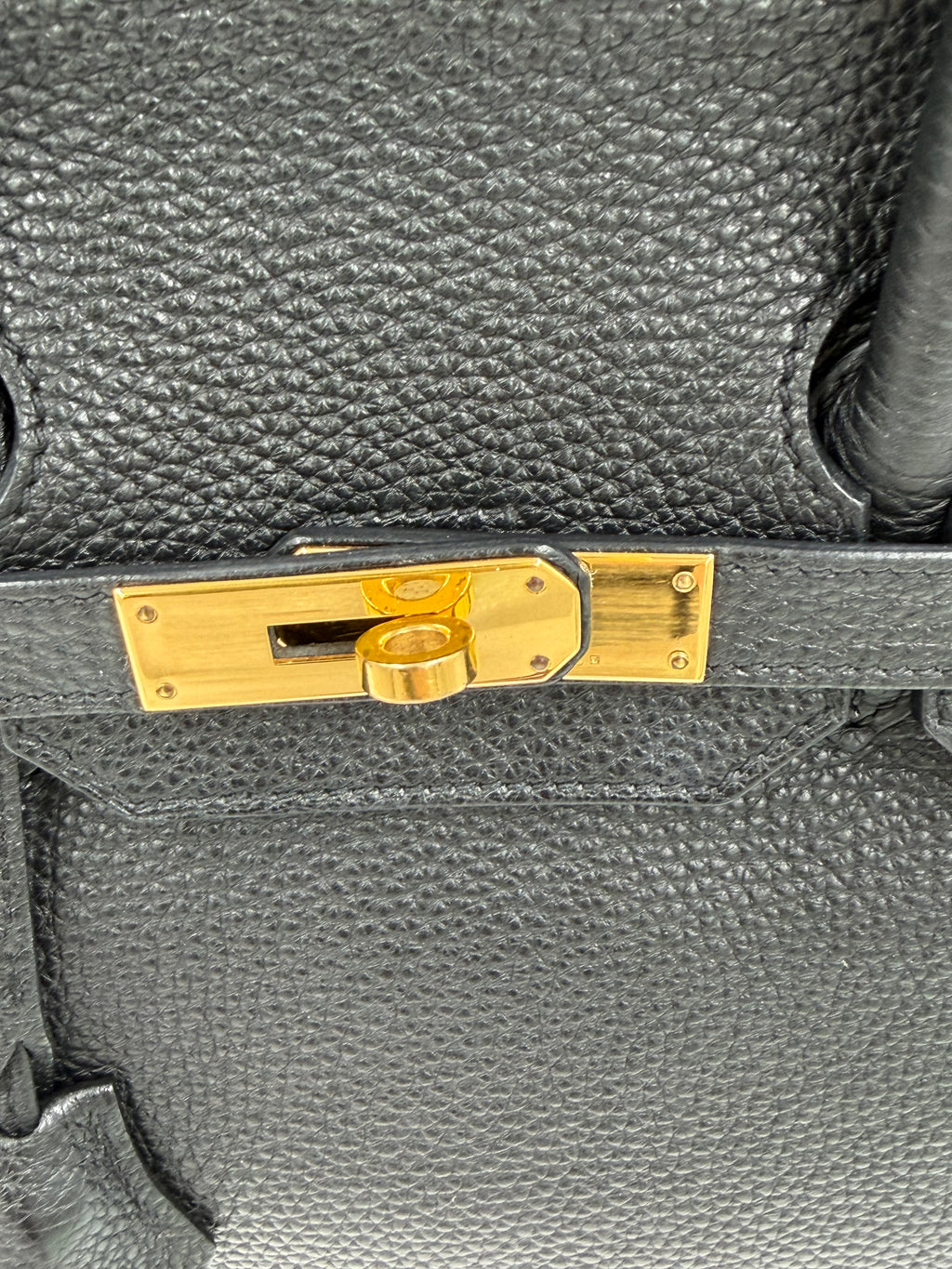Pre-owned Hermès Birkin 35 Black Togo Leather Gold Hardware - Authenticated