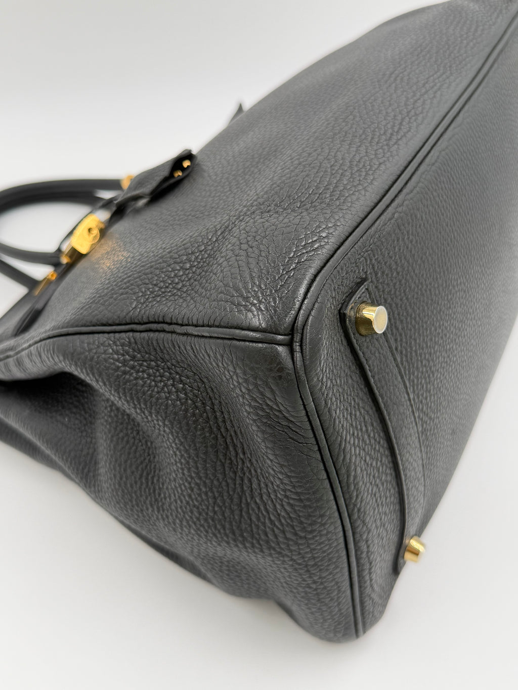 Pre-owned Hermès Birkin 35 Black Togo Leather Gold Hardware - Authenticated