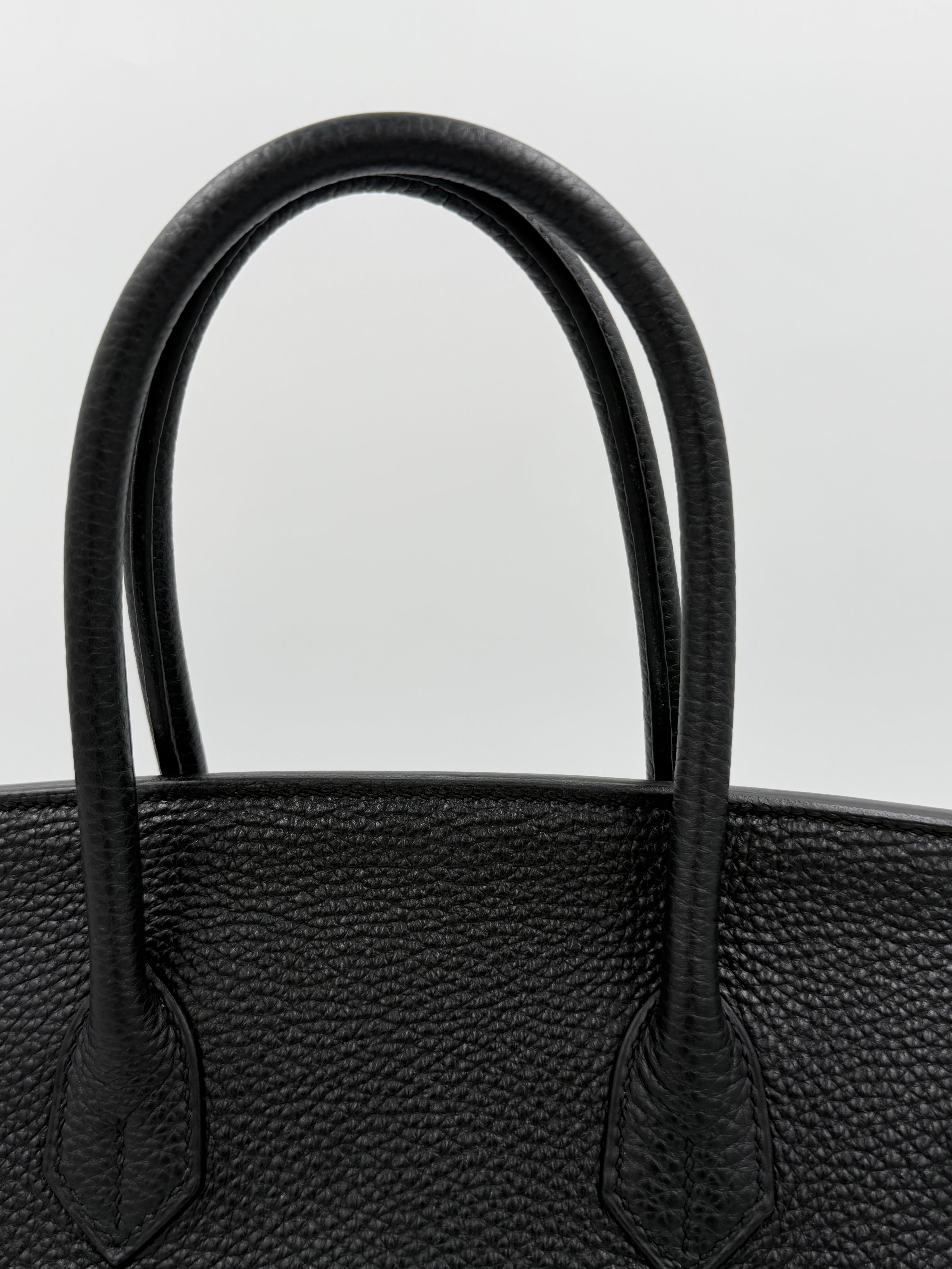 Pre-owned Hermès Birkin 35 Black Togo Leather Gold Hardware - Authenticated