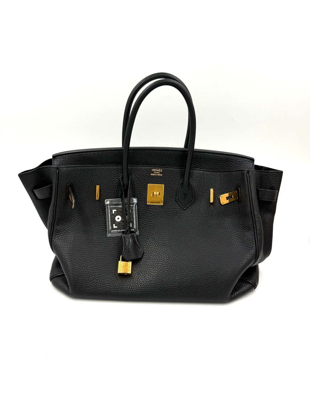 Pre-owned Hermès Birkin 35 Black Togo Leather Gold Hardware - Authenticated
