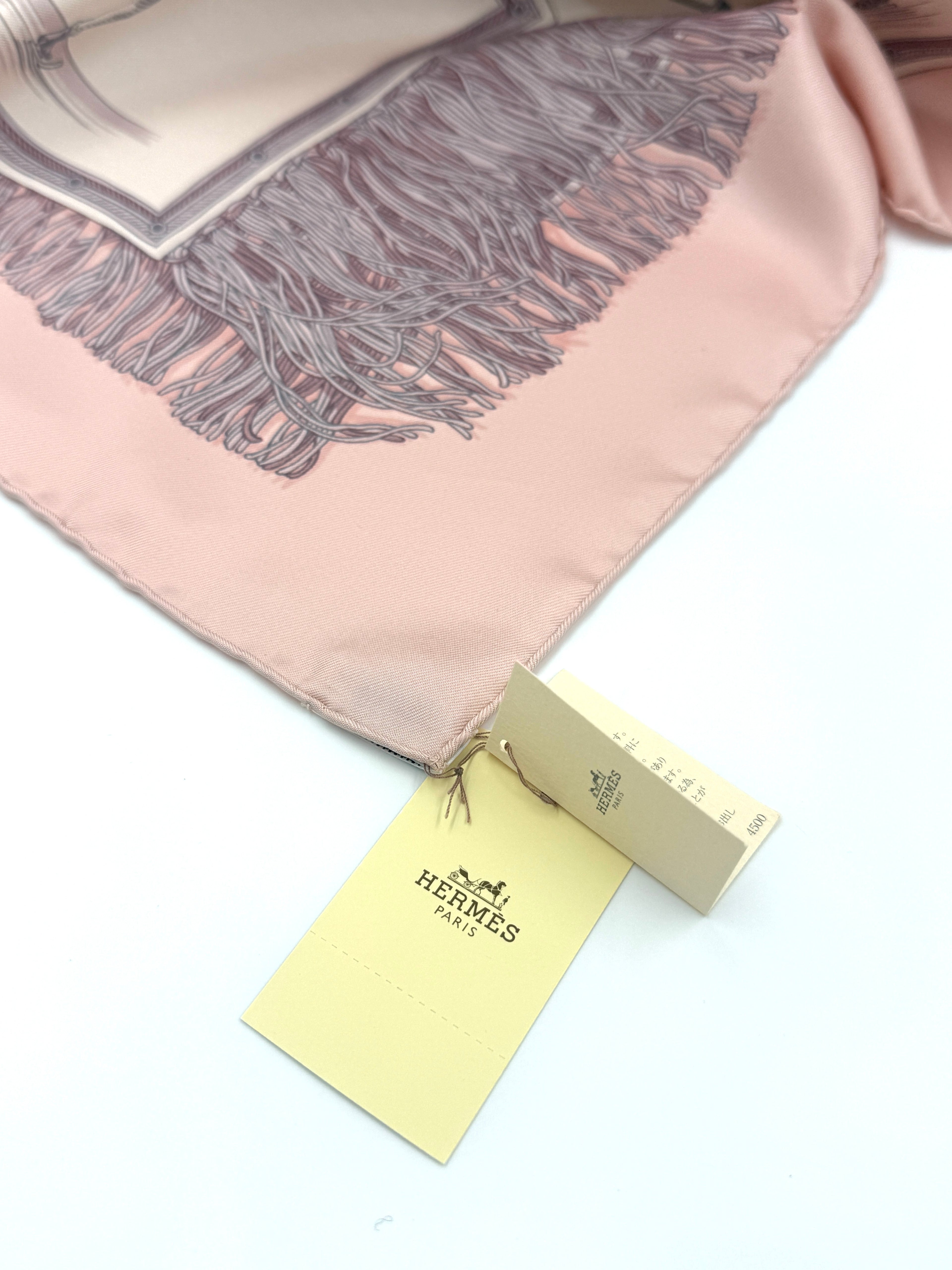 Pre-owned Hermès Plaisirs Du Froid Silk Scarf and Box