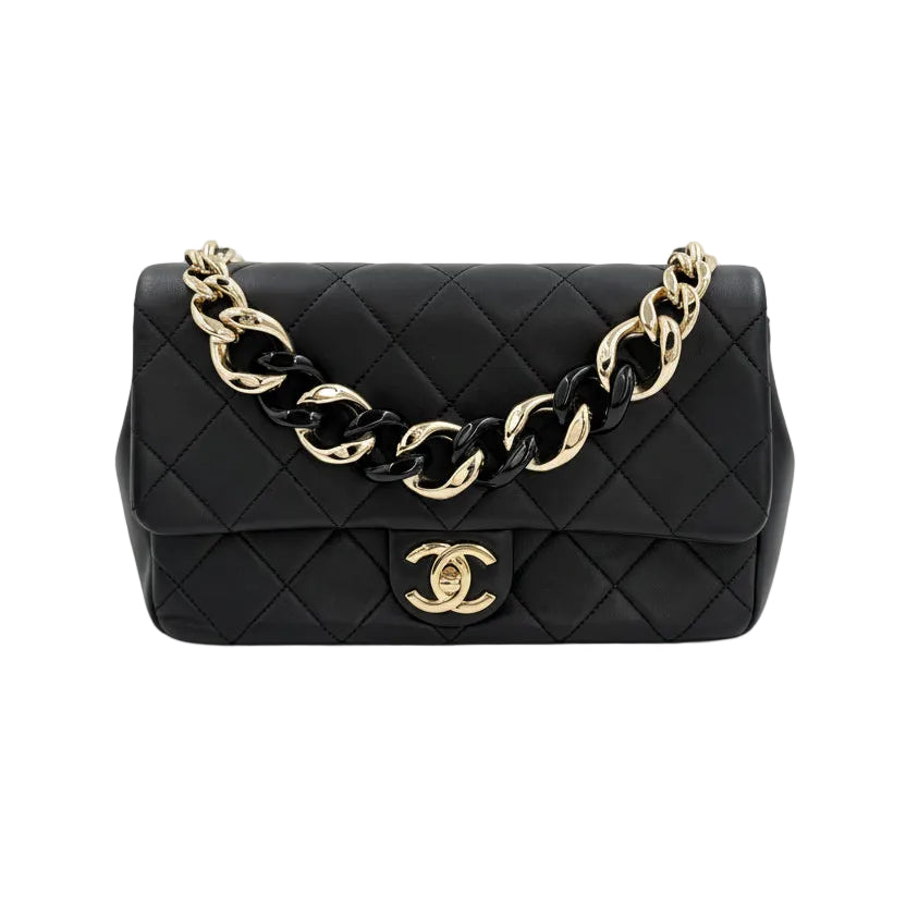 Pre-Owned Chanel Elegant Chain Flap Bag  - Authenticated