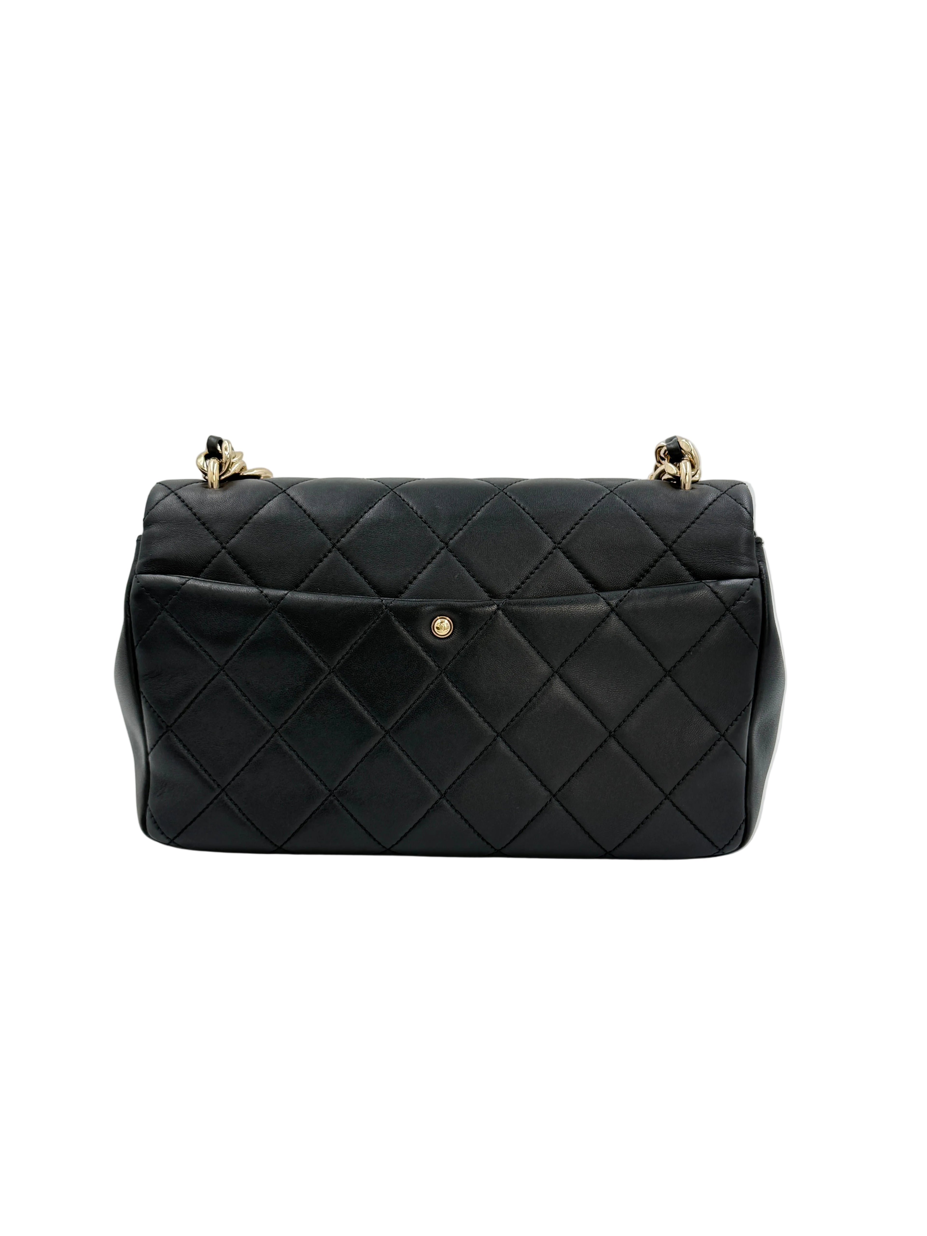 Pre-Owned Chanel Elegant Chain Flap Bag  - Authenticated