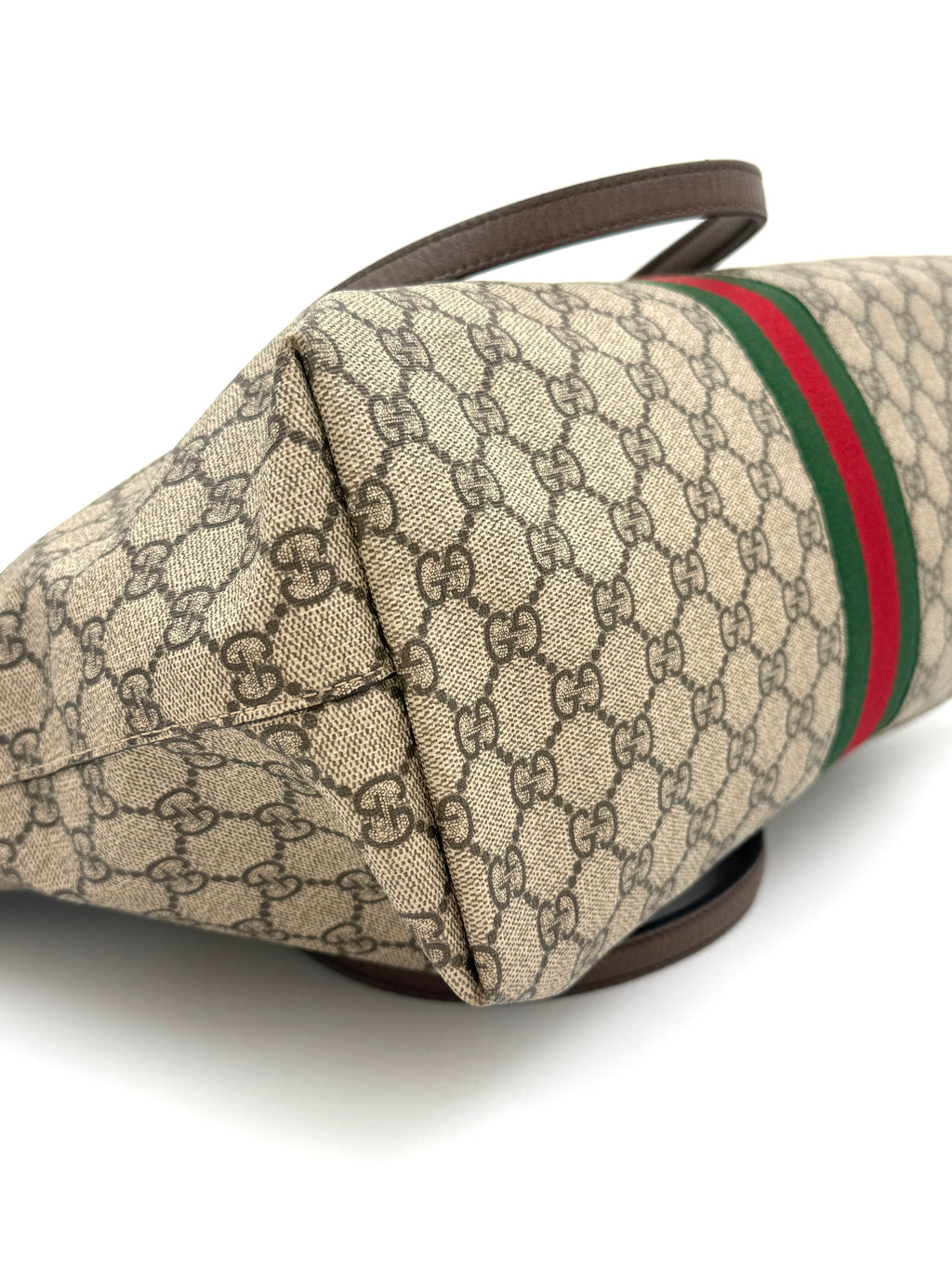 Pre-Owned Gucci GG Supreme Monogram Ophidia Large Tote - Authenticated