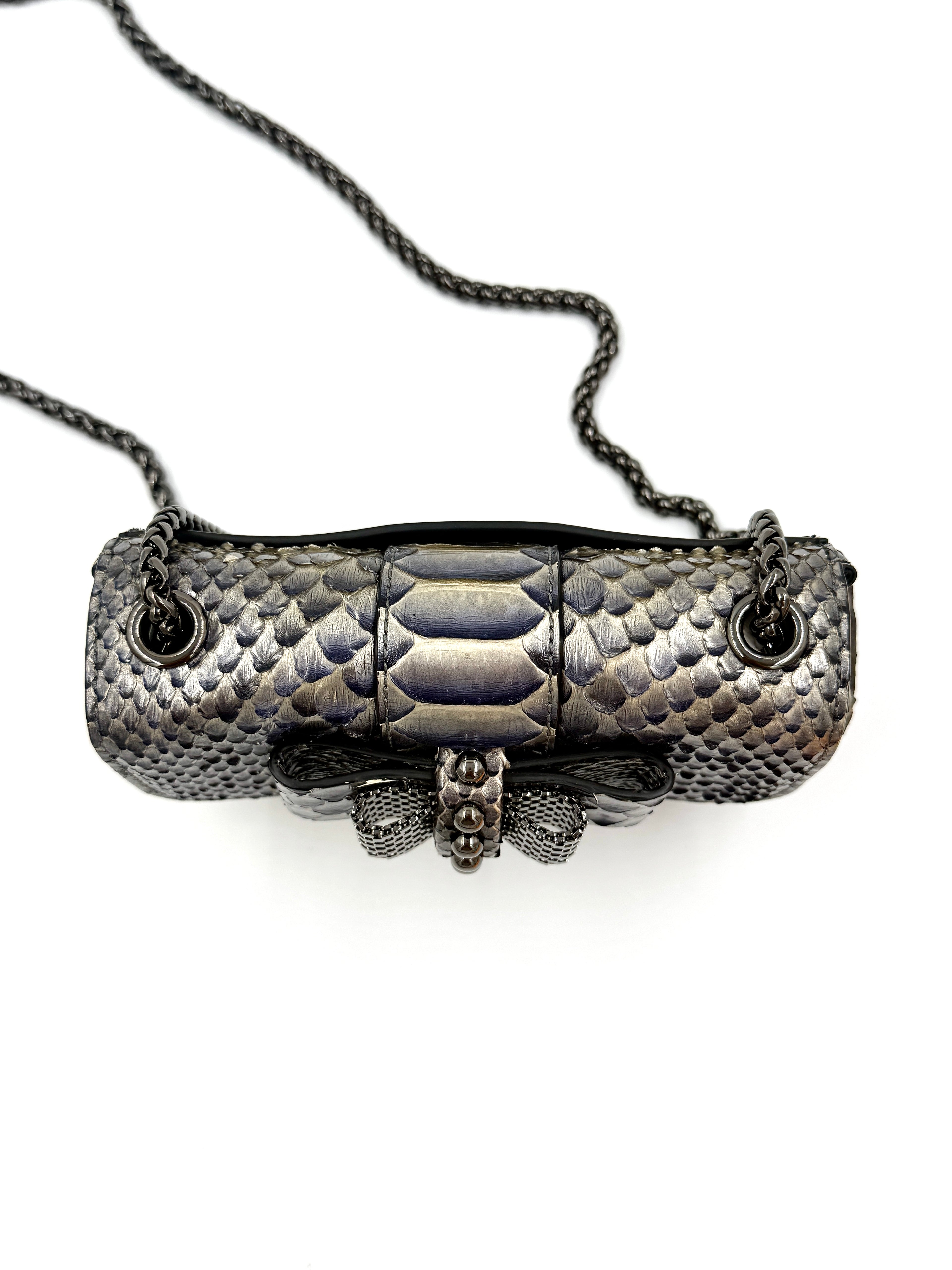 Pre-Owned Christian Louboutin Sweet Charity Mini Python Shoulder Bag - Authenticated