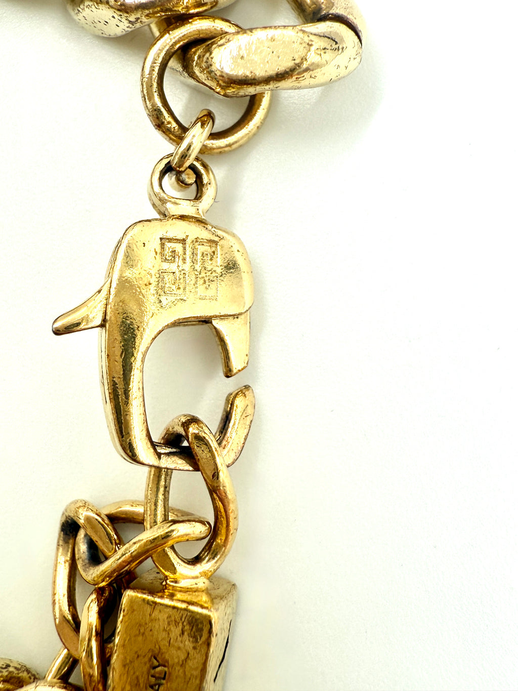 Pre-Owned Givenchy G-Chain Large Golden Bracelet - Authenticated