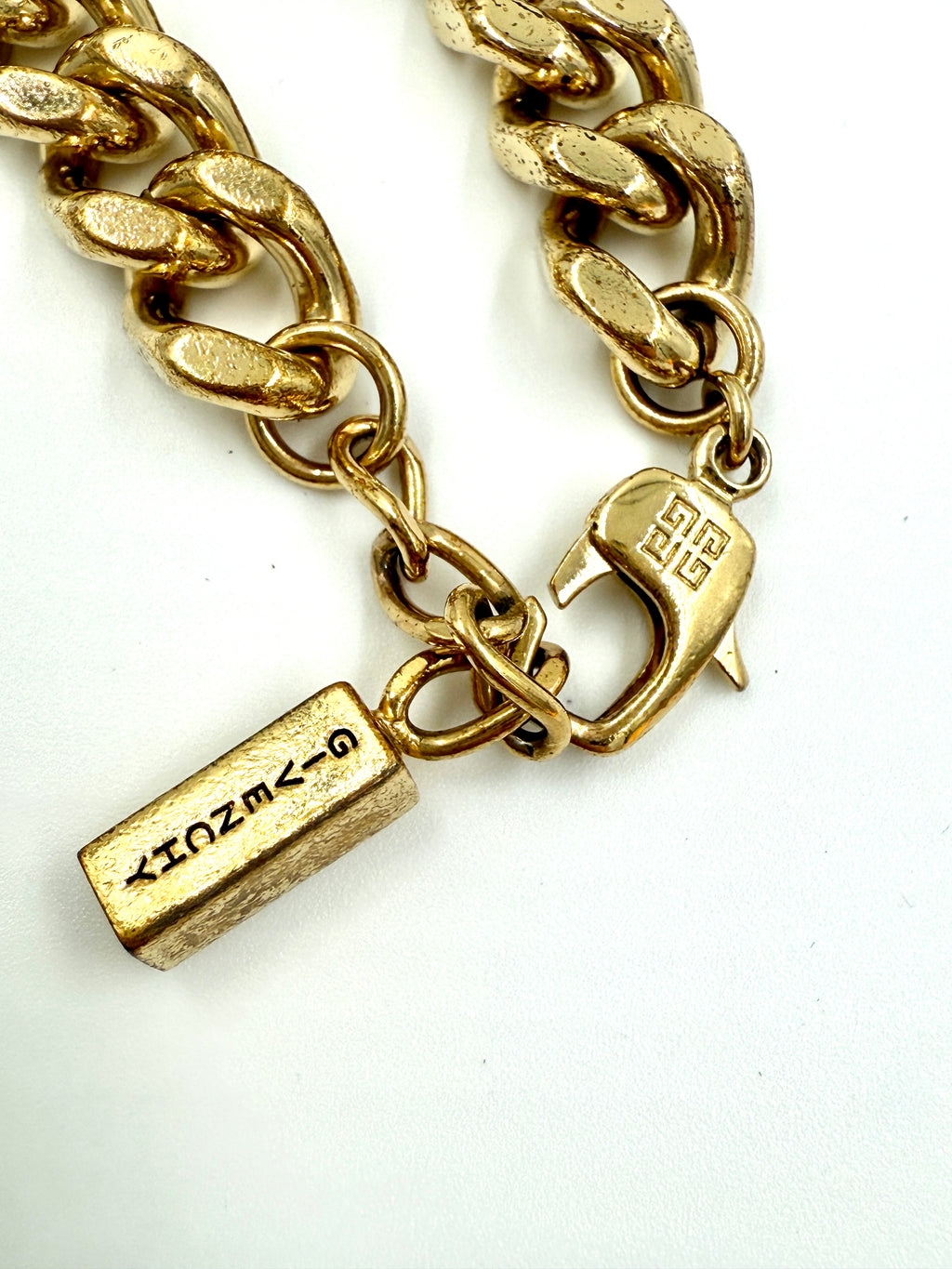 Pre-Owned Givenchy G-Chain Large Golden Bracelet - Authenticated
