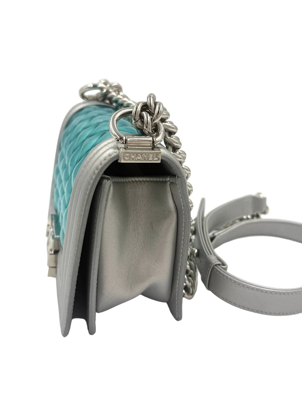 Pre-Owned Chanel Small Water Boy Flap Bag - Mermaid Iridescent - Authenticated