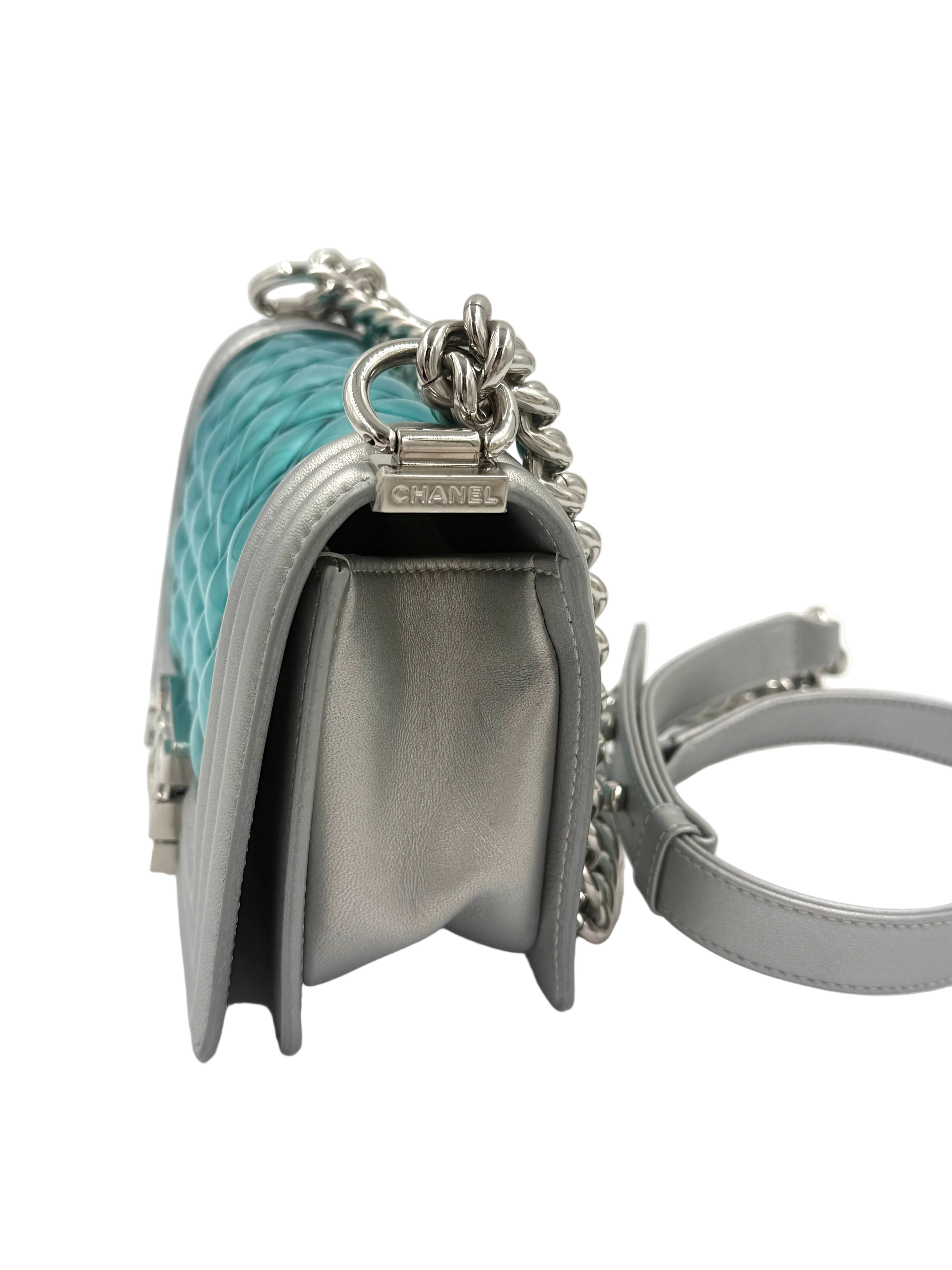 Pre-Owned Chanel Small Water Boy Flap Bag - Mermaid Iridescent - Authenticated
