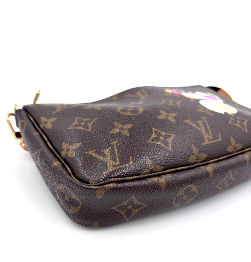 Pre-owned Louis Vuitton Monogram Panda Pochette Accessoires - Authenticated