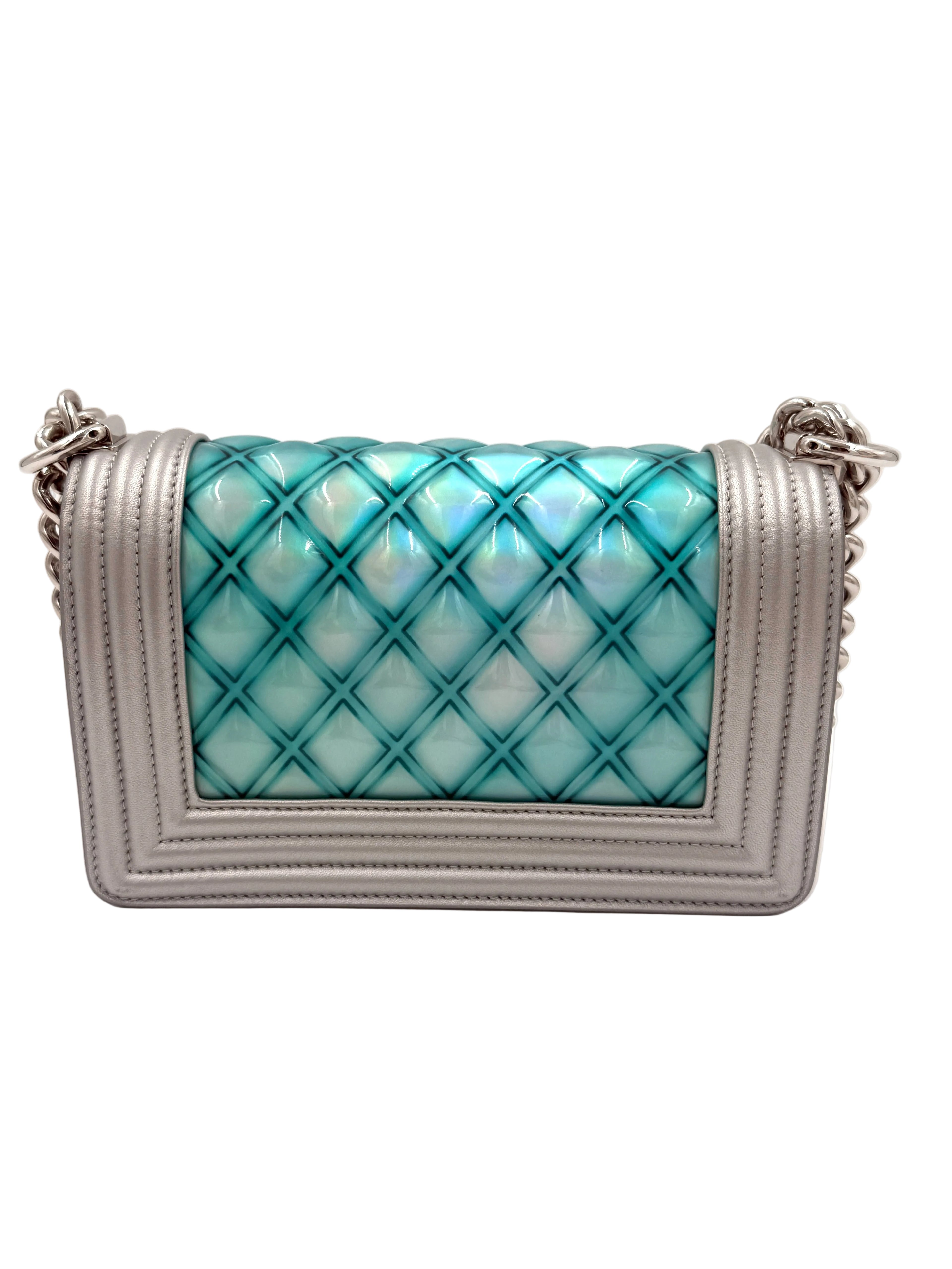 Pre-Owned Chanel Small Water Boy Flap Bag - Mermaid Iridescent - Authenticated