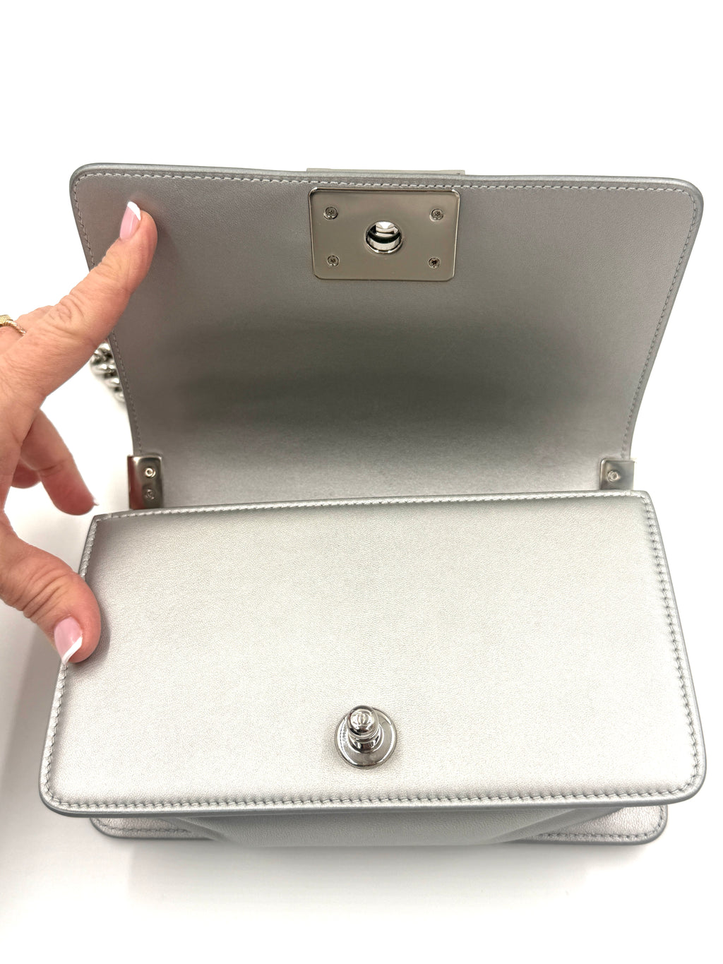 Pre-Owned Chanel Small Water Boy Flap Bag - Mermaid Iridescent - Authenticated