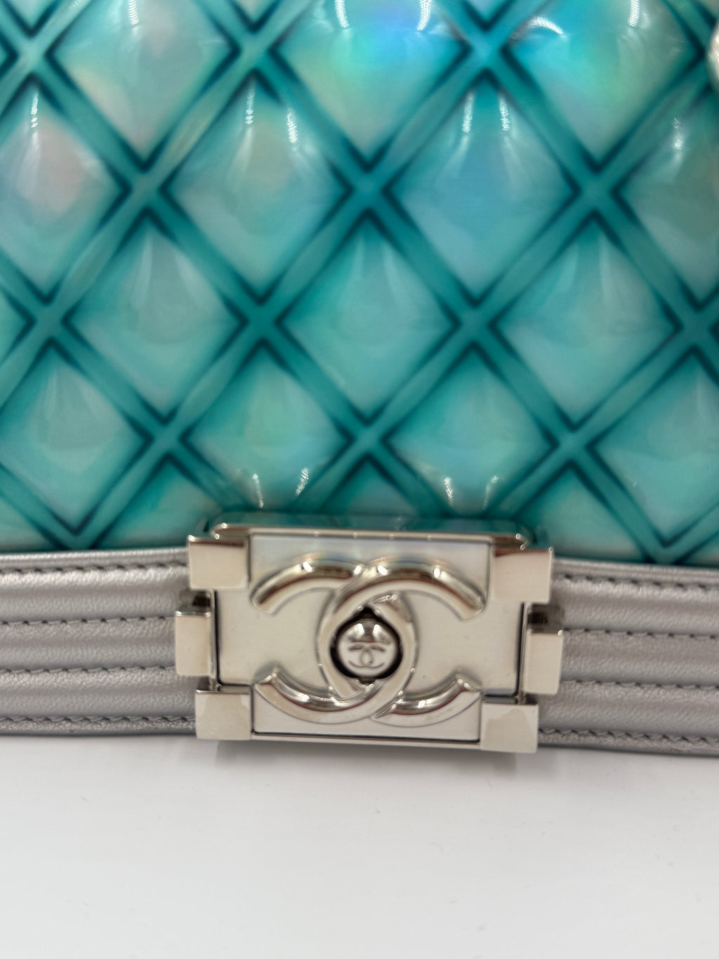 Pre-Owned Chanel Small Water Boy Flap Bag - Mermaid Iridescent - Authenticated