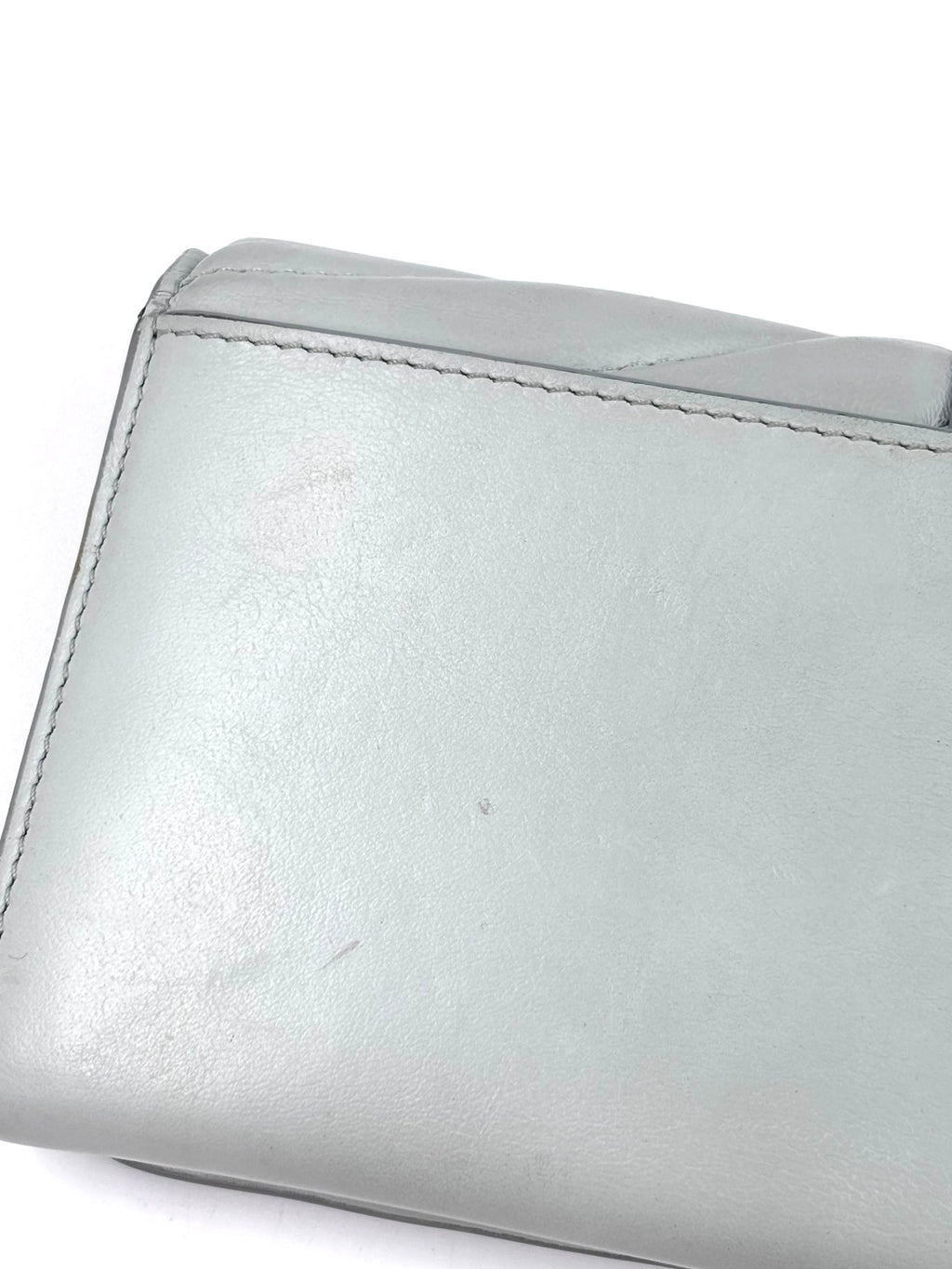 Pre-owned Chloé Alphabet Wallet in Light Blue