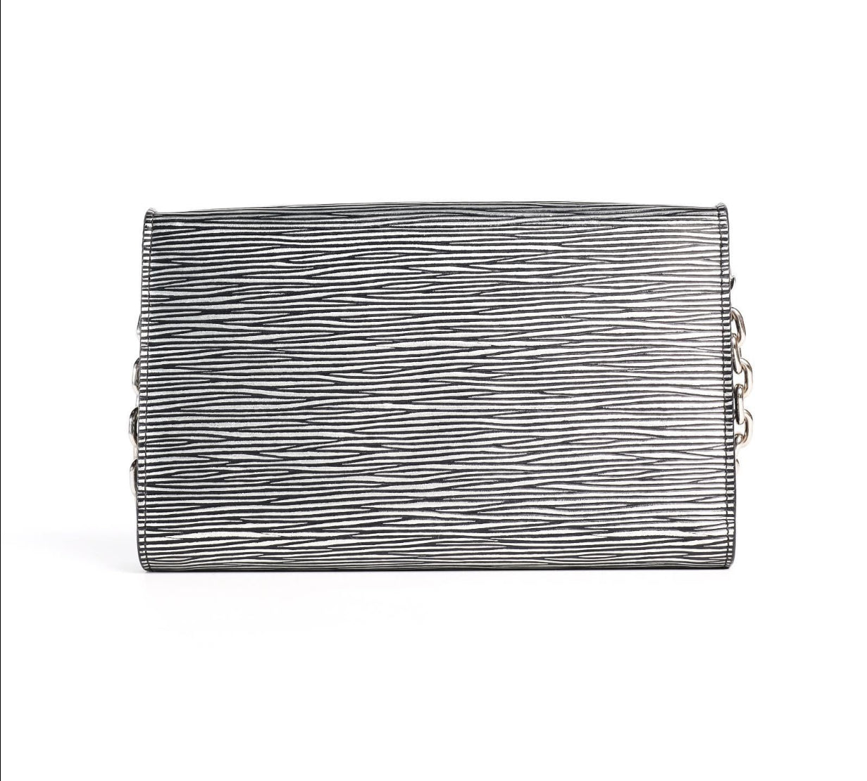 Pre-Owned Louis Vuitton Silver Epi Leather Wallet on Chain - Authenticated