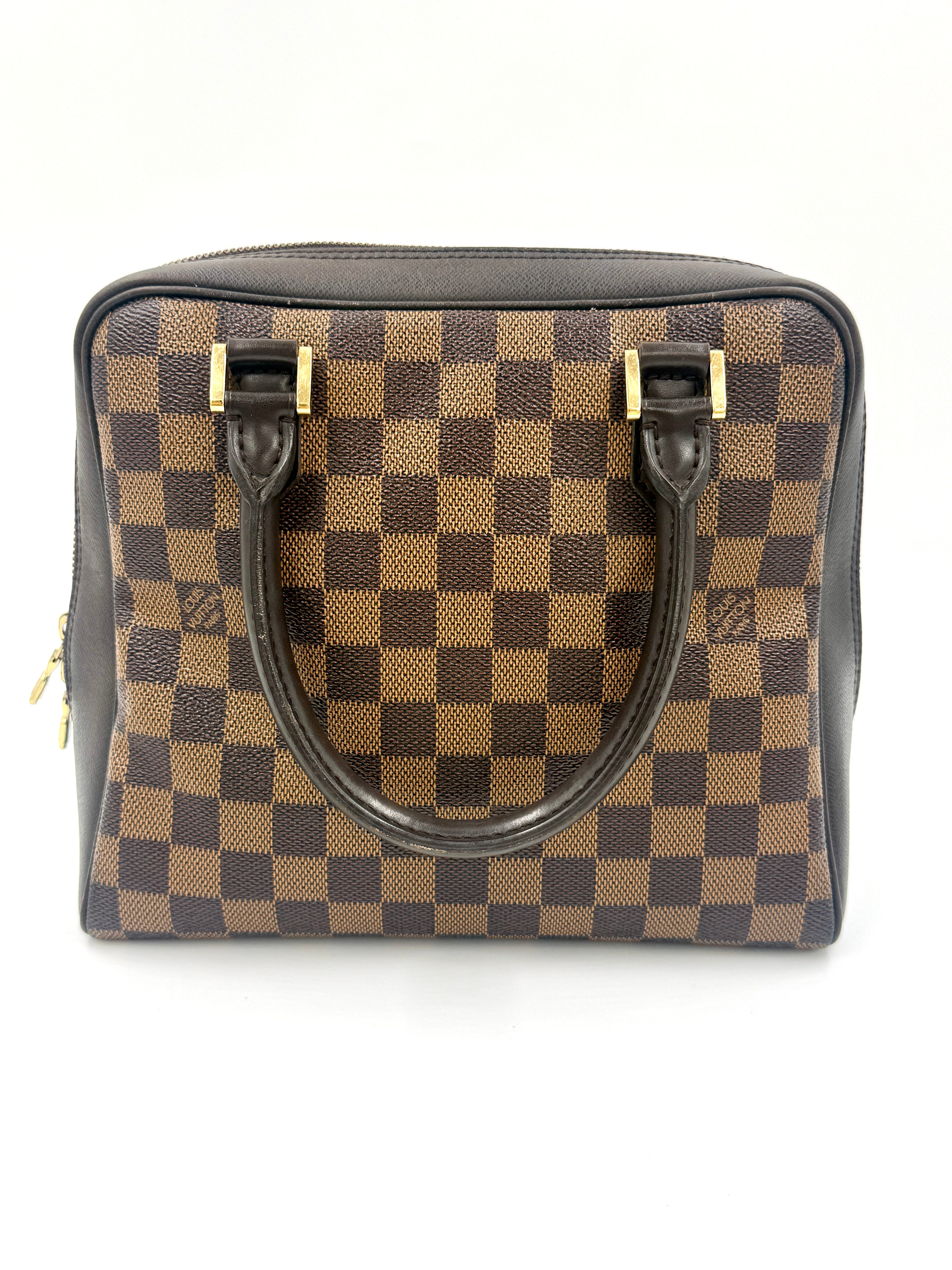 Pre-Owned Louis Vuitton Damier Ebene Brera Top-Handle Bag - Authenticated