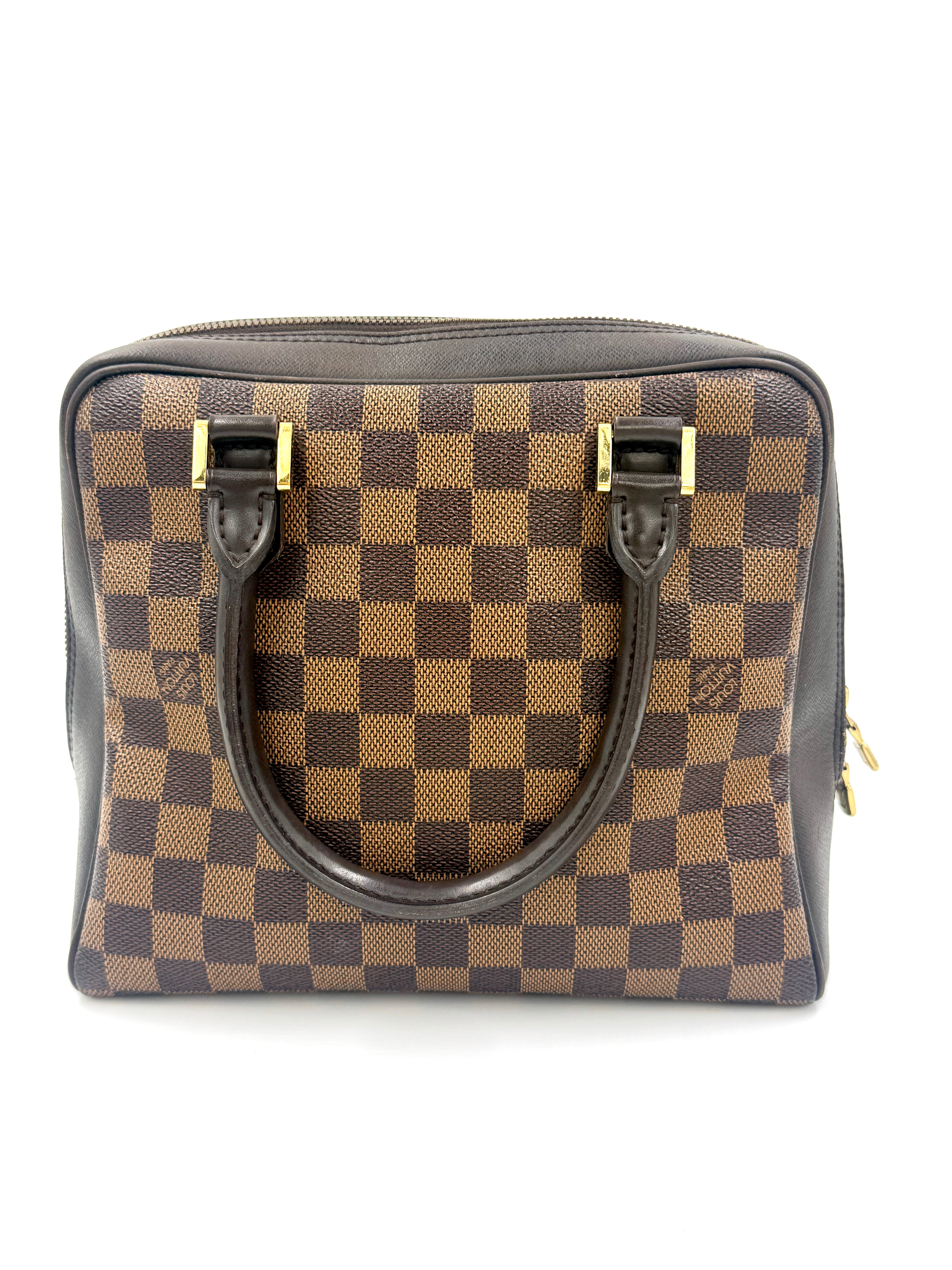 Pre-Owned Louis Vuitton Damier Ebene Brera Top-Handle Bag - Authenticated