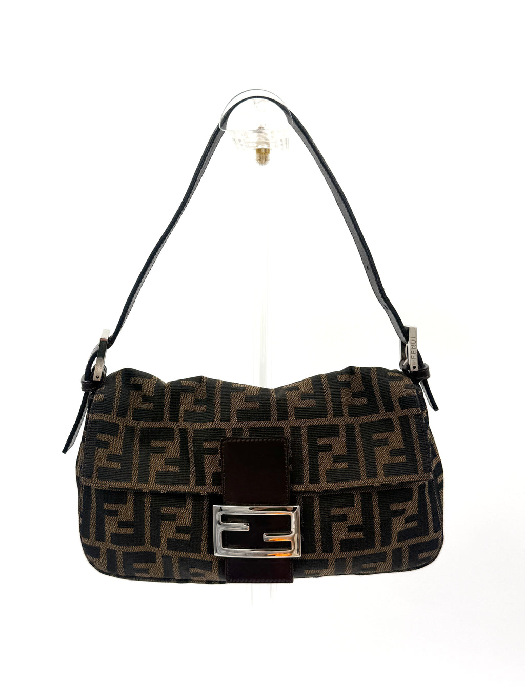 Pre-Owned Fendi Baguette Classic Zucca Print Fendi Monogram - Authenticated