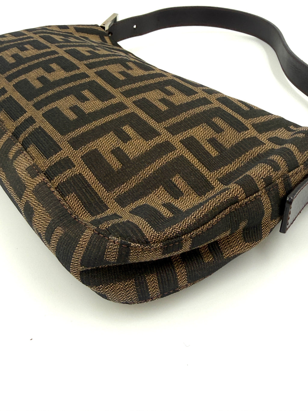 Pre-Owned Fendi Baguette Classic Zucca Print Fendi Monogram - Authenticated