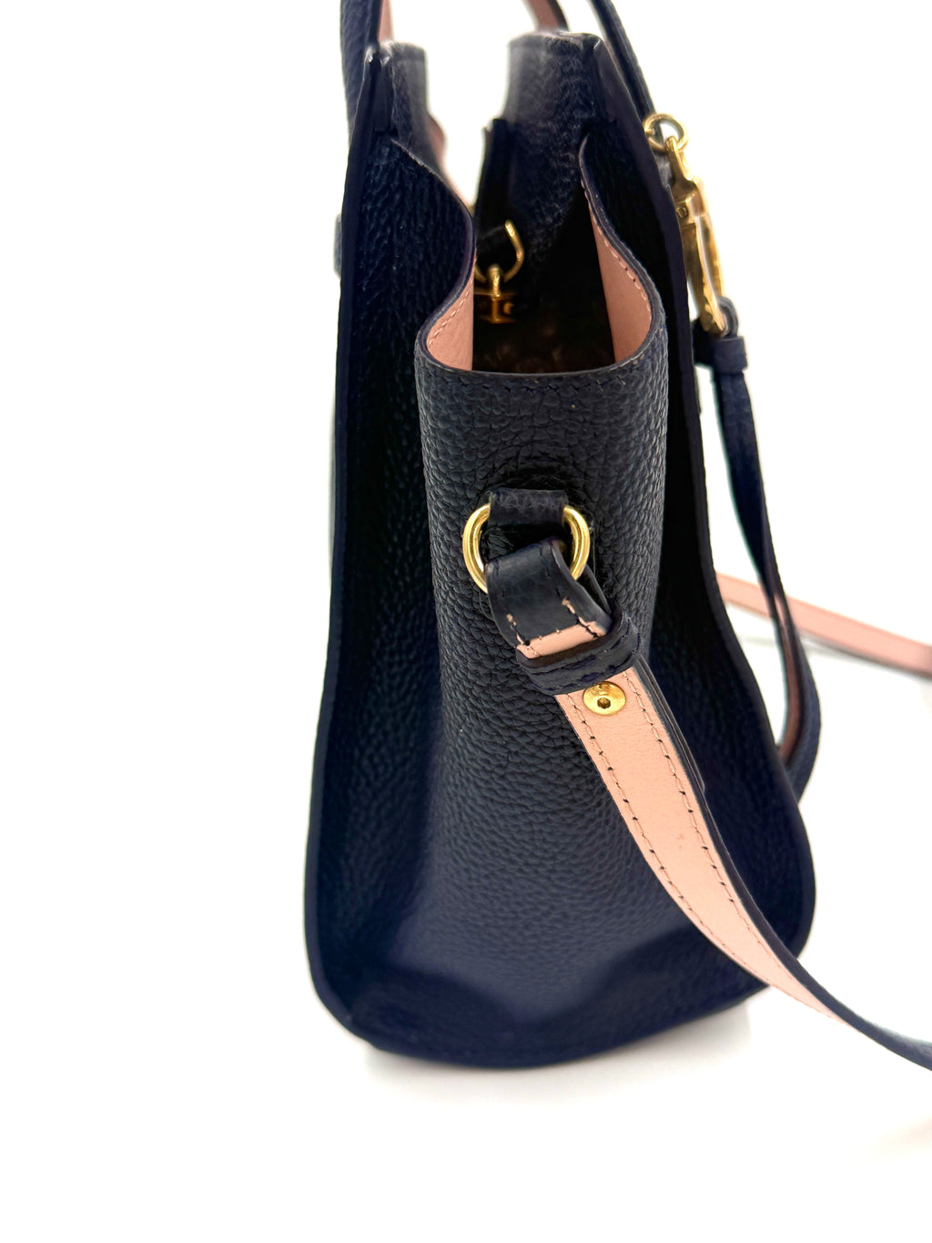 Pre-Owned Salvatore Ferragamo Navy Blue AMY Tote - Authenticated
