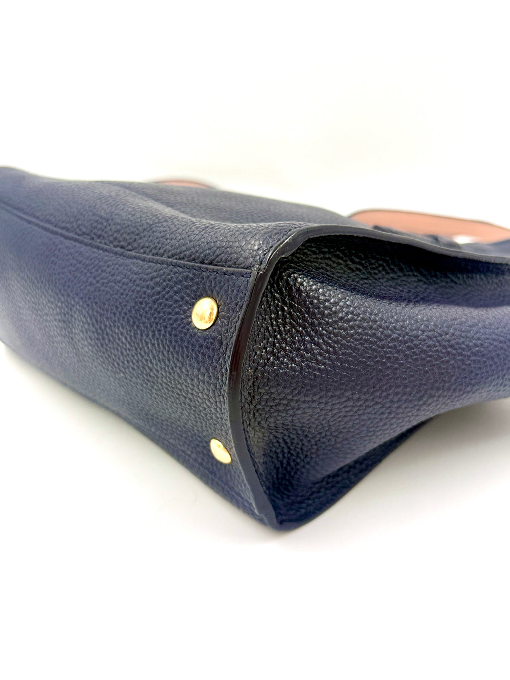Pre-Owned Salvatore Ferragamo Navy Blue AMY Tote - Authenticated