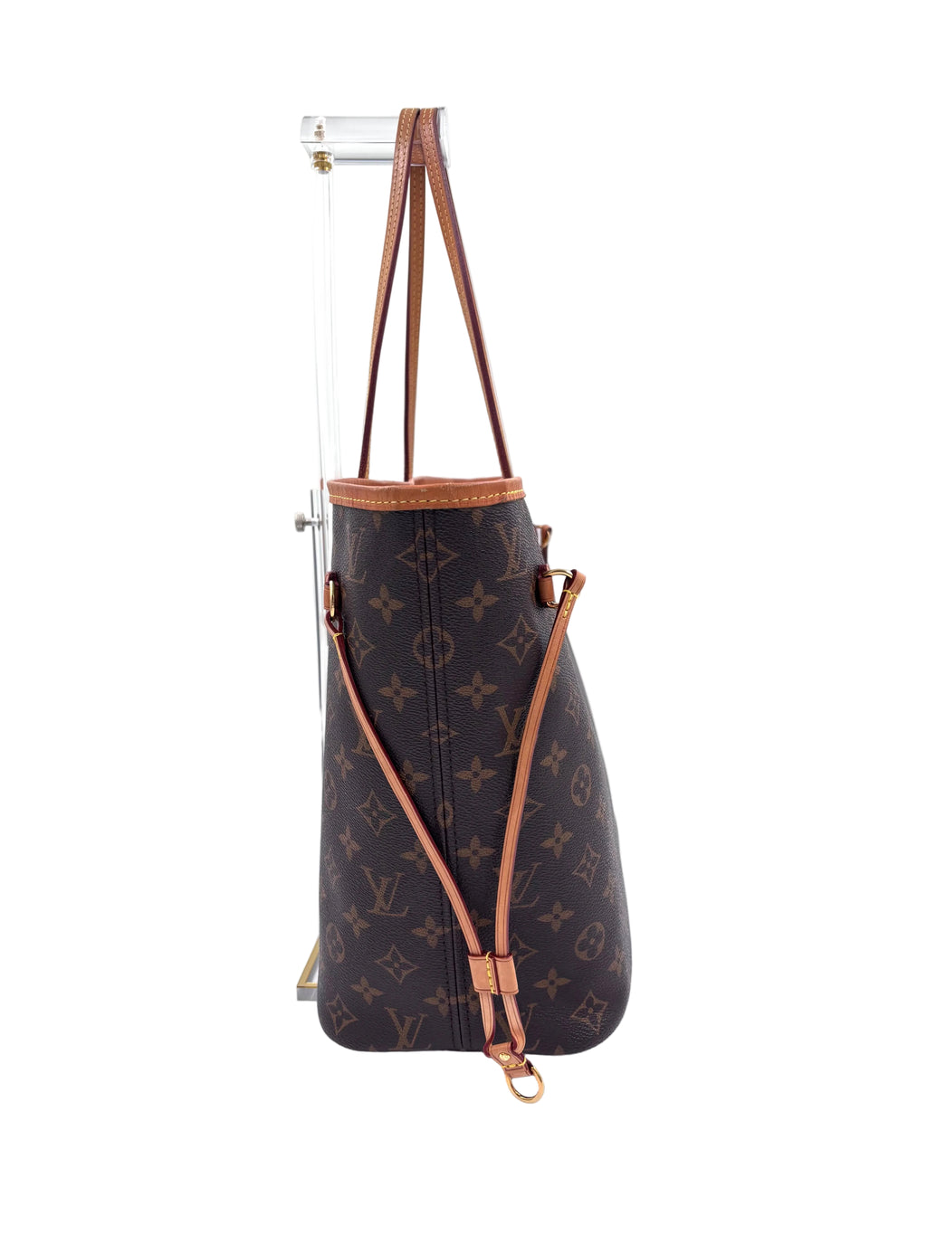 Pre-owned Louis Vuitton Monogram Neverfull MM Cerise - Authenticated