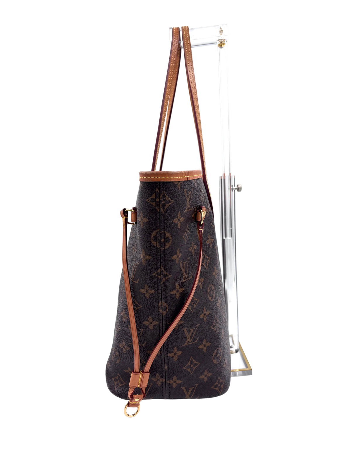 Pre-owned Louis Vuitton Monogram Neverfull MM Cerise - Authenticated