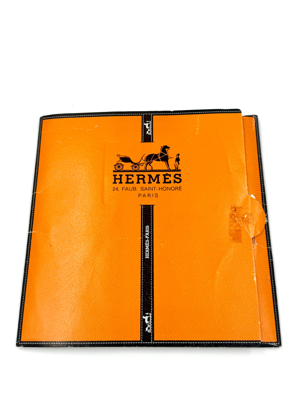 Pre-Owned Hermès Philippe Ledoux "Springs" Vintage Silk Scarf 1974