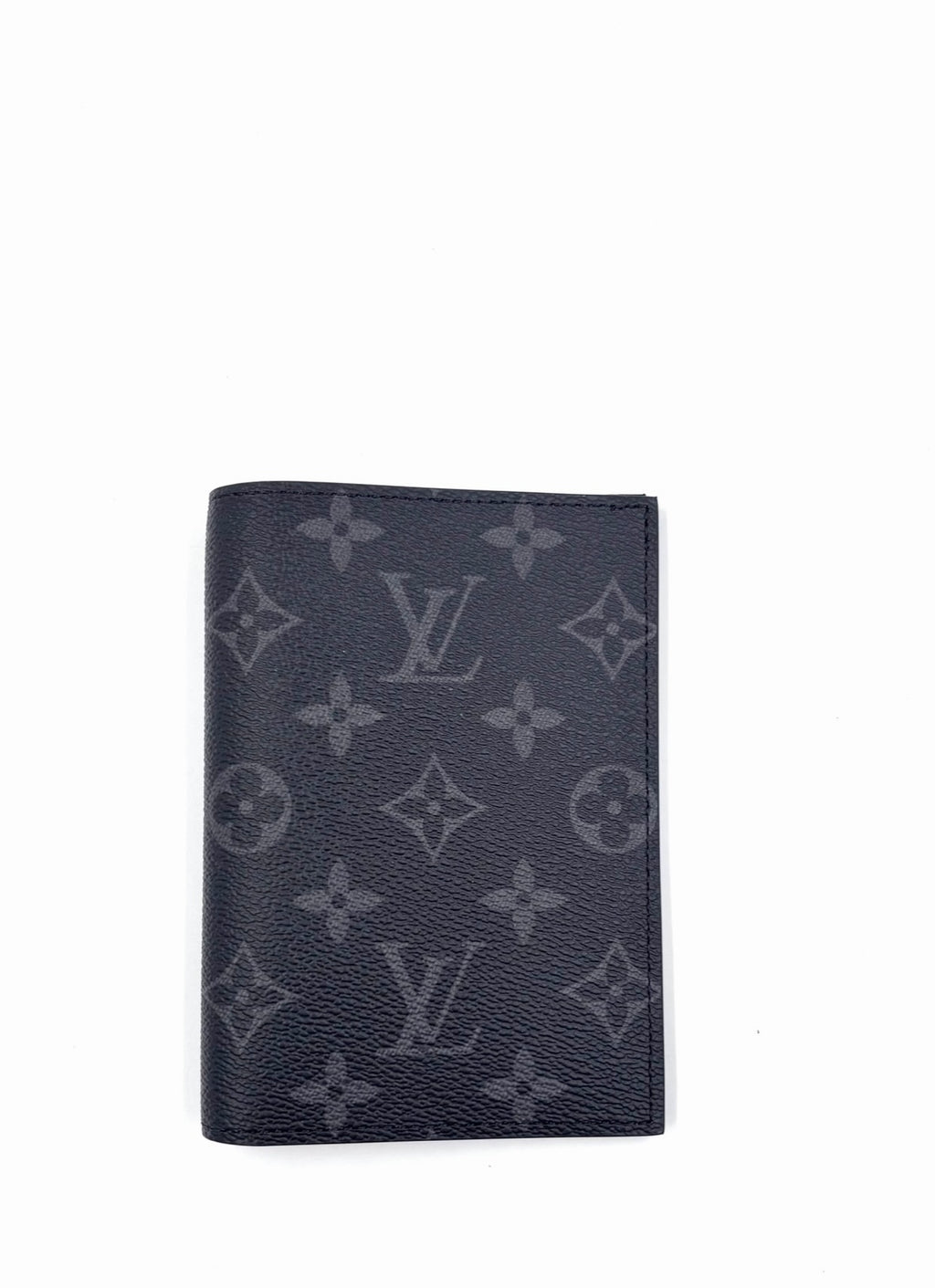 Pre-owned Louis Vuitton Monogram Eclipse Passport Cover