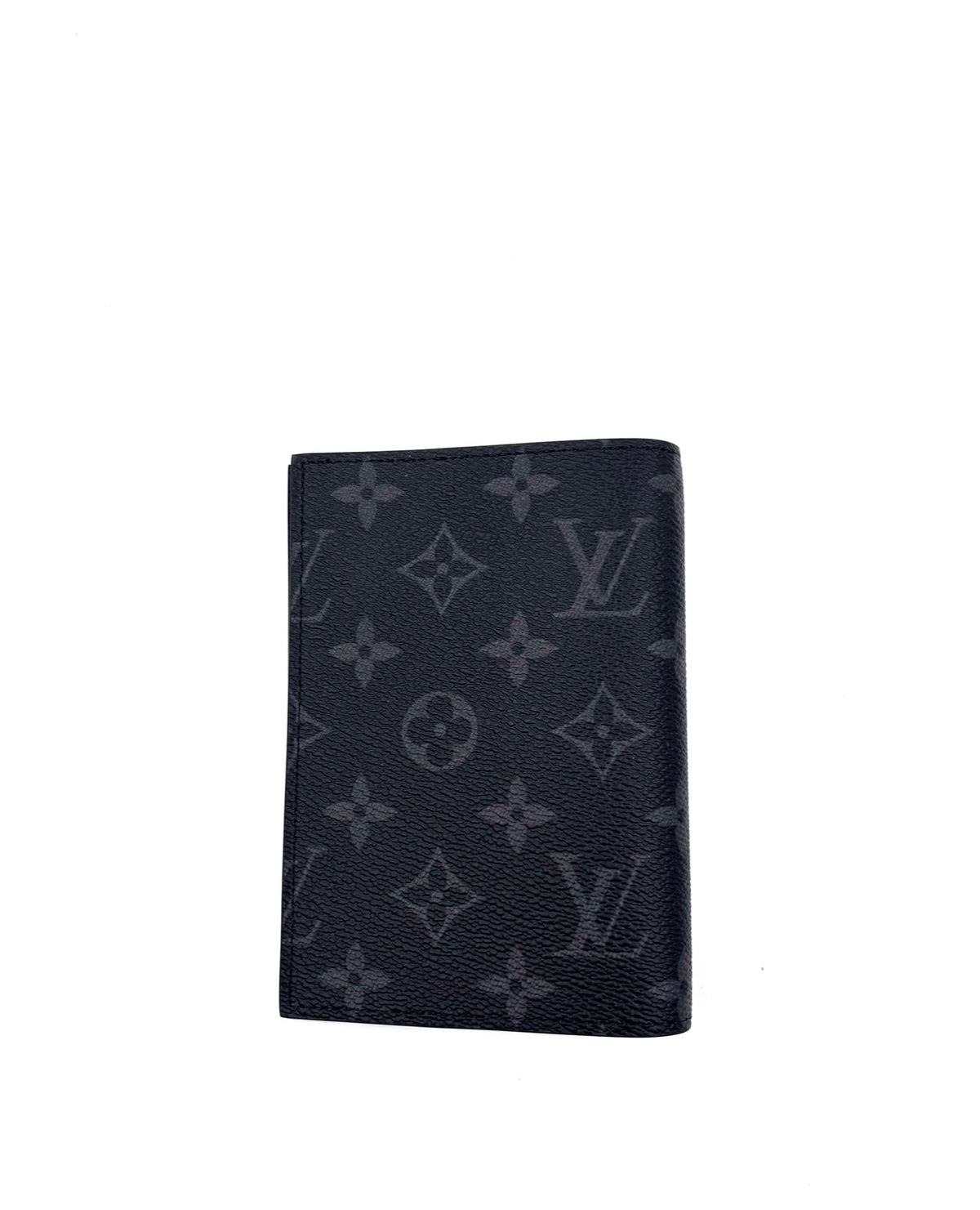 Pre-owned Louis Vuitton Monogram Eclipse Passport Cover