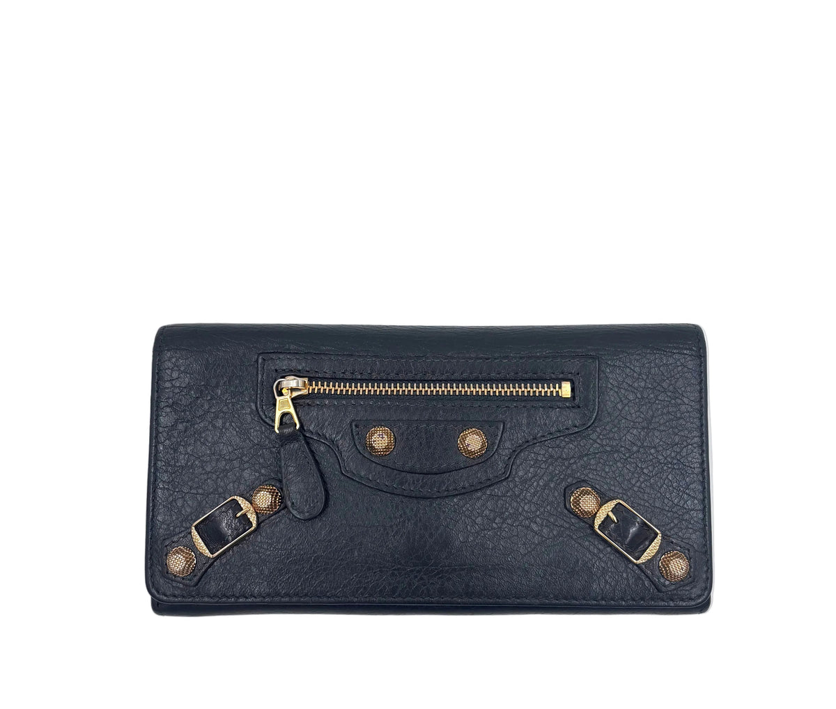 Pre-Owned Balenciaga Le City Money Long Wallet