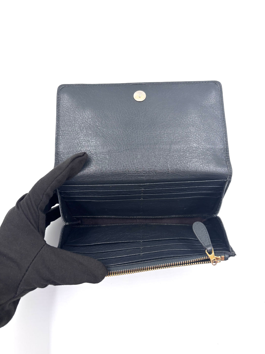 Pre-Owned Balenciaga Le City Money Long Wallet