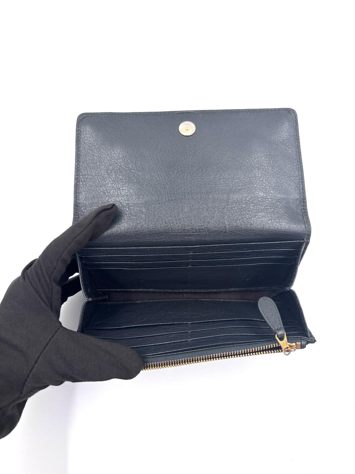 Pre-Owned Balenciaga Le City Money Long Wallet