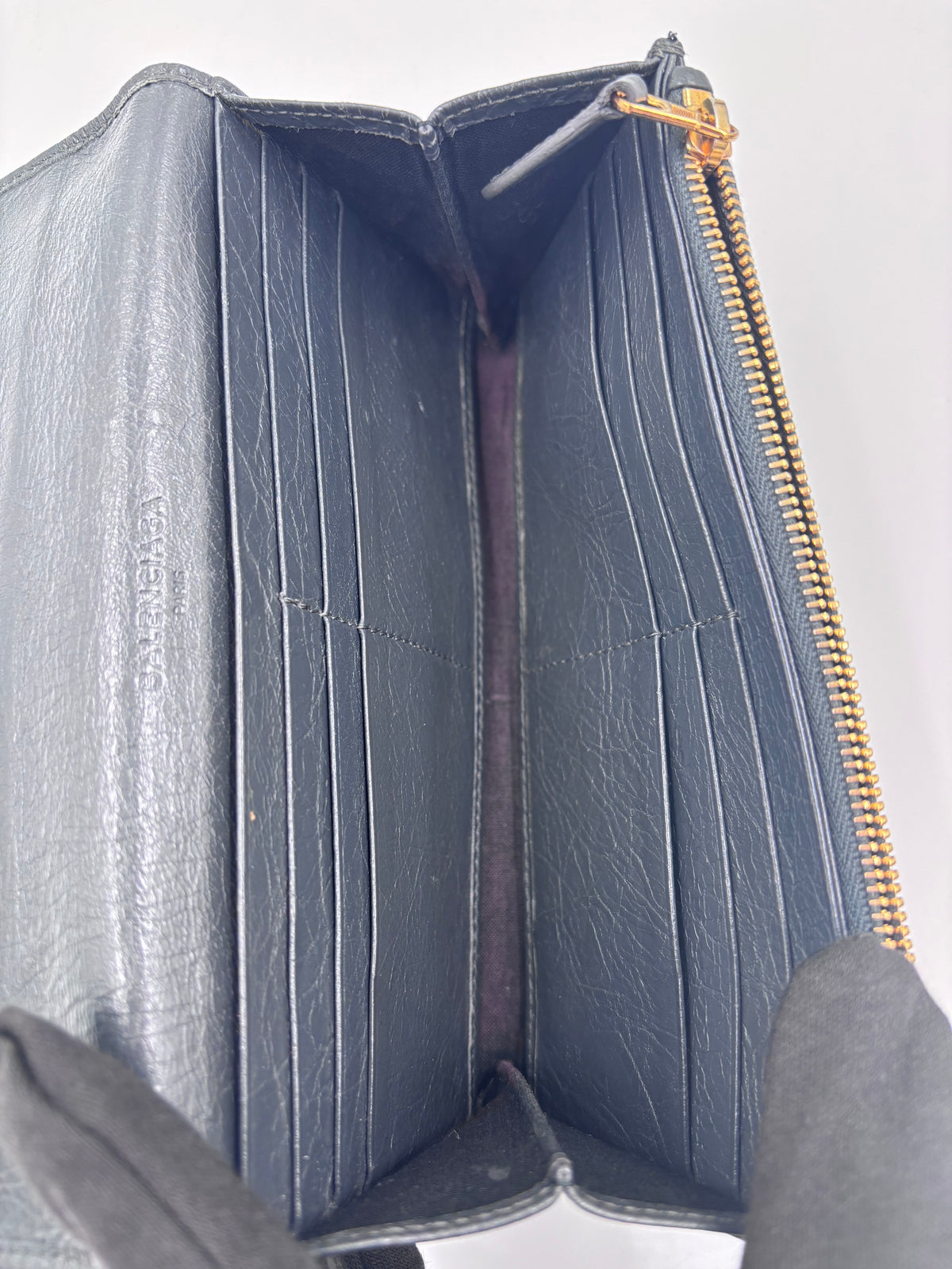 Pre-Owned Balenciaga Le City Money Long Wallet