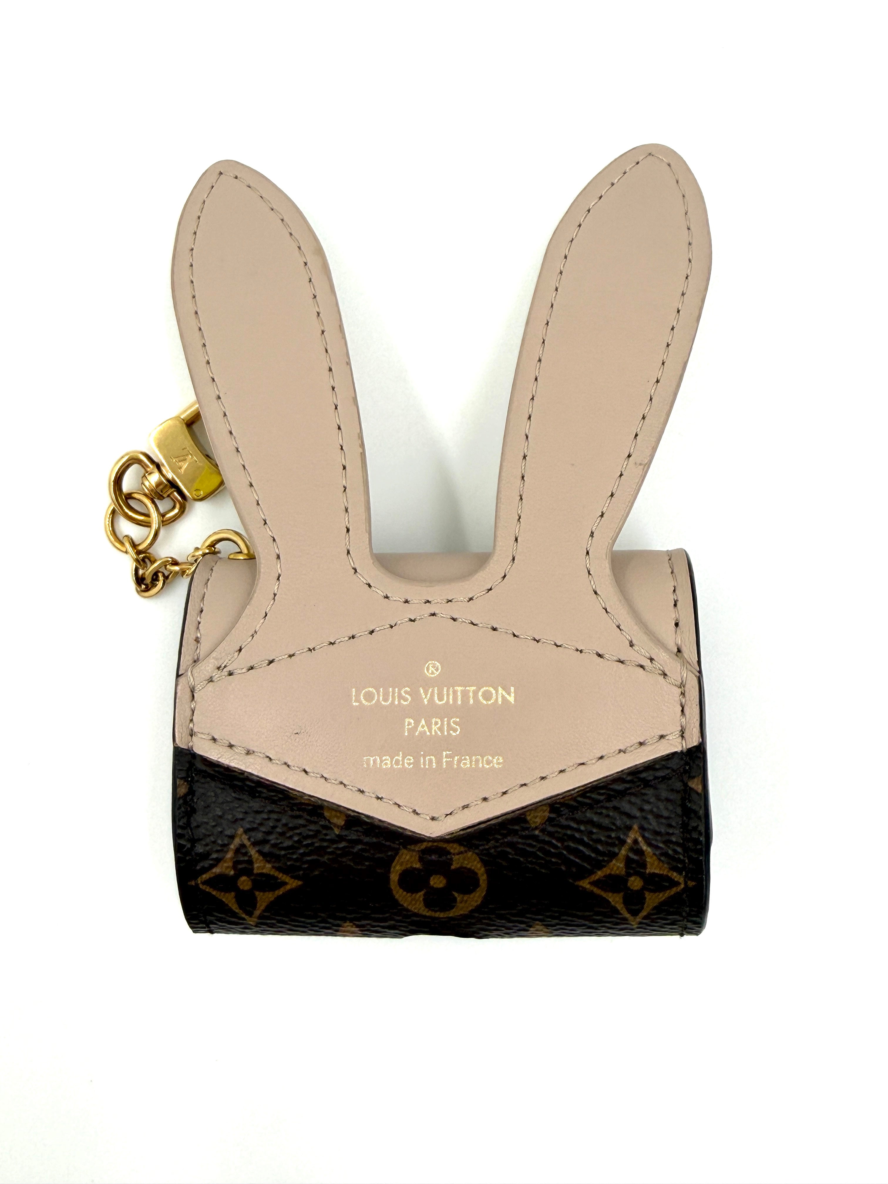 Pre-owned Louis Vuitton Rabbit Etui Airpods Pro Case Bag Charm - Authenticated