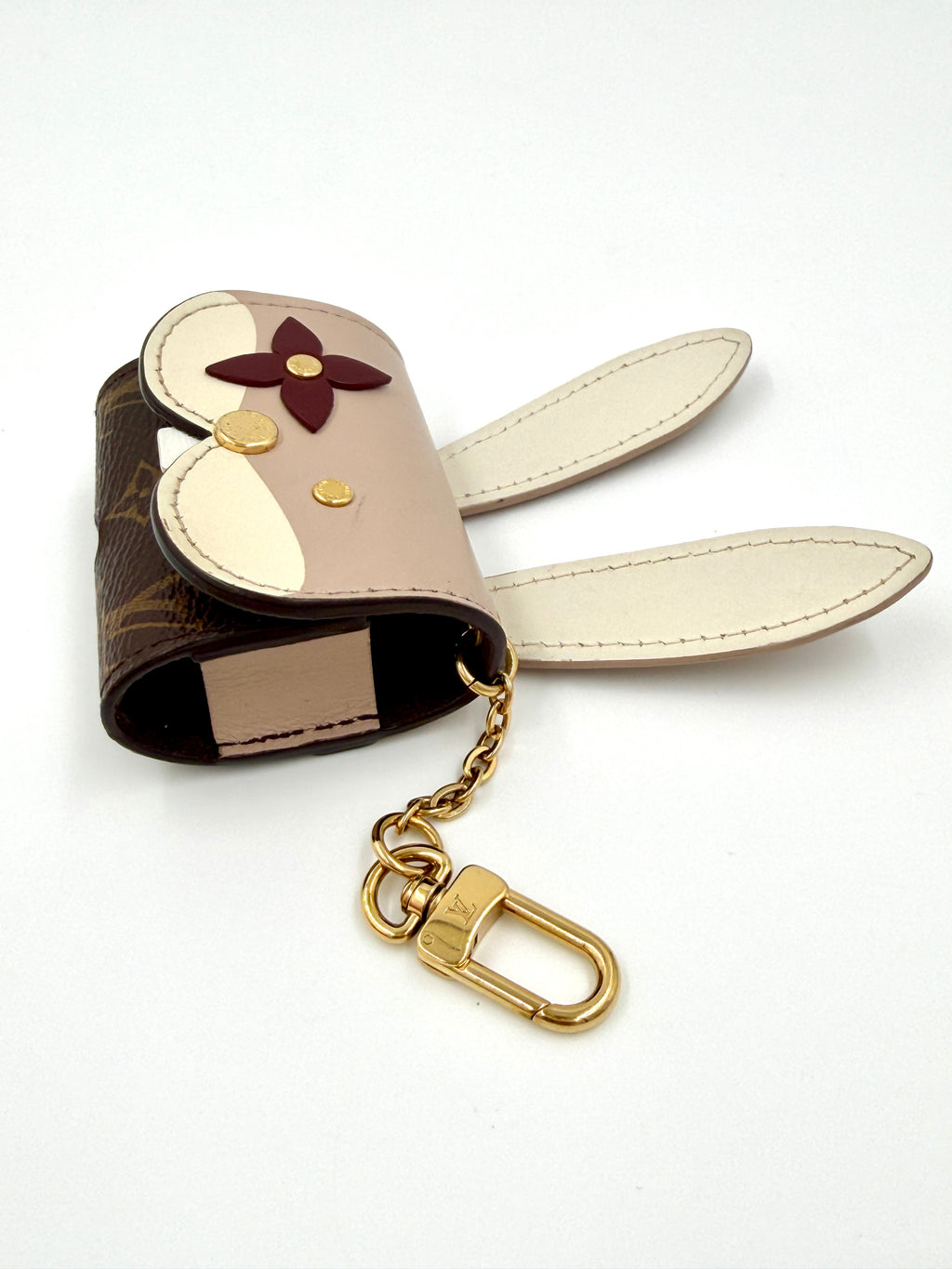 Pre-owned Louis Vuitton Rabbit Etui Airpods Pro Case Bag Charm - Authenticated
